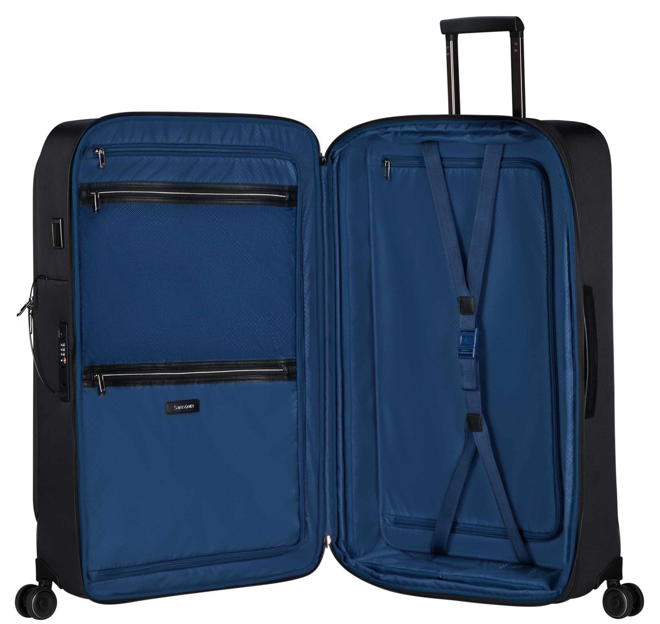 Samsonite Weichgepäck-Trolley »SPLENDIX, verschiedene Größen«, 4 Rollen, Reisegepäck Koffer groß TSA Schloss Volumenerweiterung