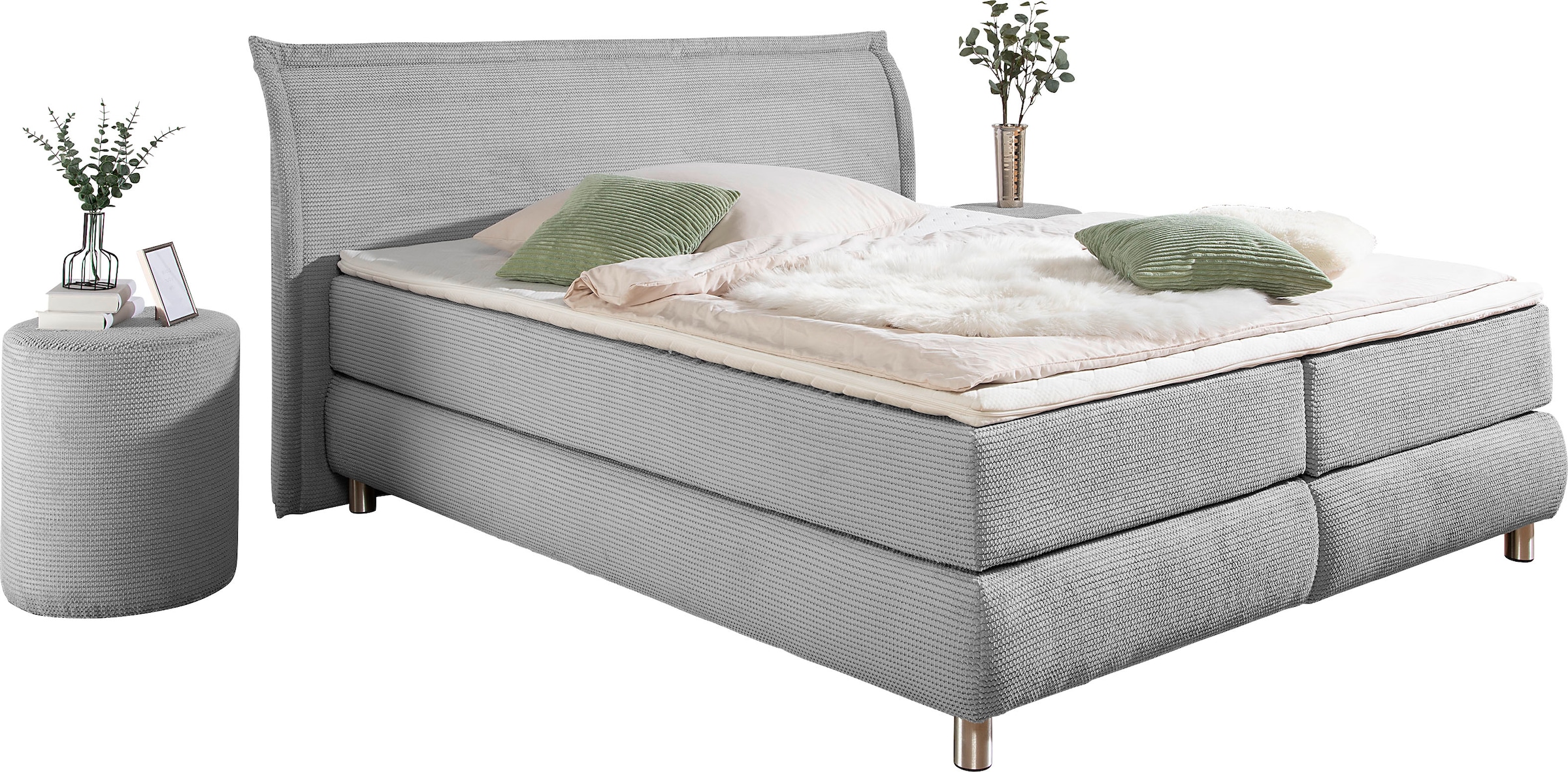 INOSIGN Boxspringbett »"Coloma" erhältlich in H2, H3 oder H4 inkl. Topper«, in H2, H3 oder H4 erhältlich
