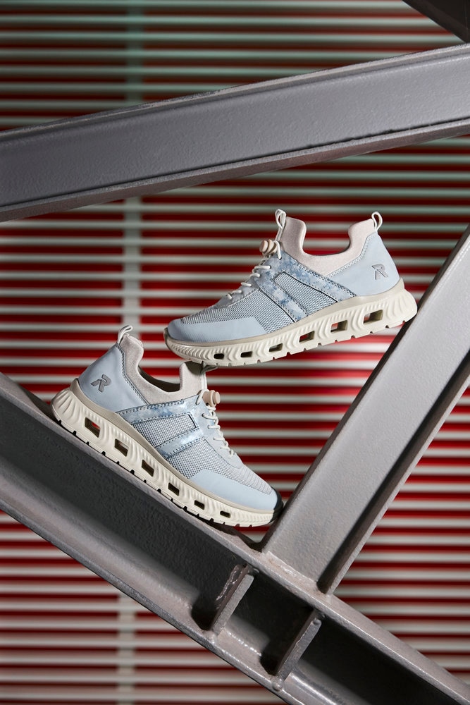 RIEKER Sport Slip-On Sneaker  Sportschuh, Halbschuh, Freizeitschuh in veganer Verarbeitung