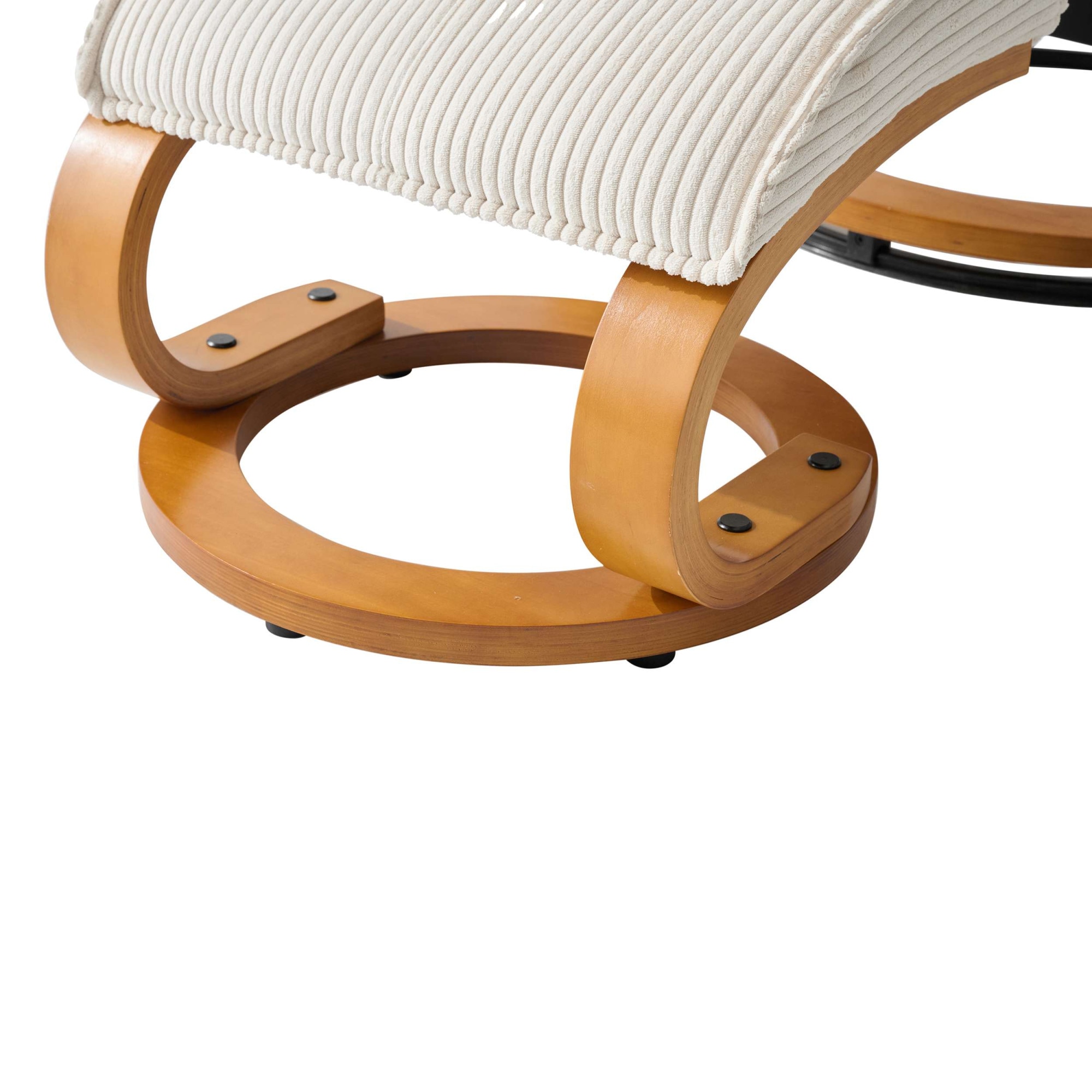 OTTO home Relaxsessel »mit Hocker PARIS neu: Cord - OTTO. Verlässliche Qualität.« Set, bestehend aus Sessel und Hocker, 2 Stk. tlg. manuelle Relaxfunktion mit Drehfunktion, neu: Cord-Bezug