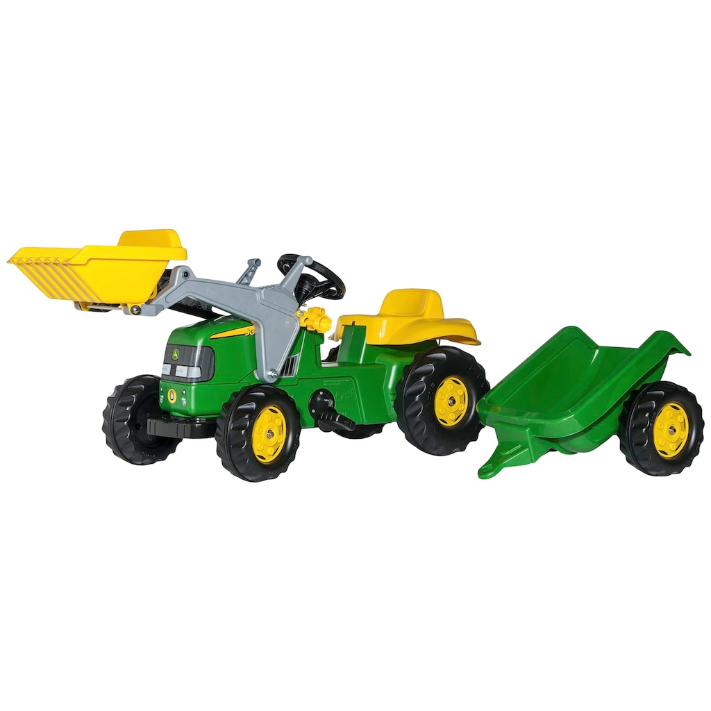 Rolly Toys Trettraktor »John Deere«, mit Trailer und Lader