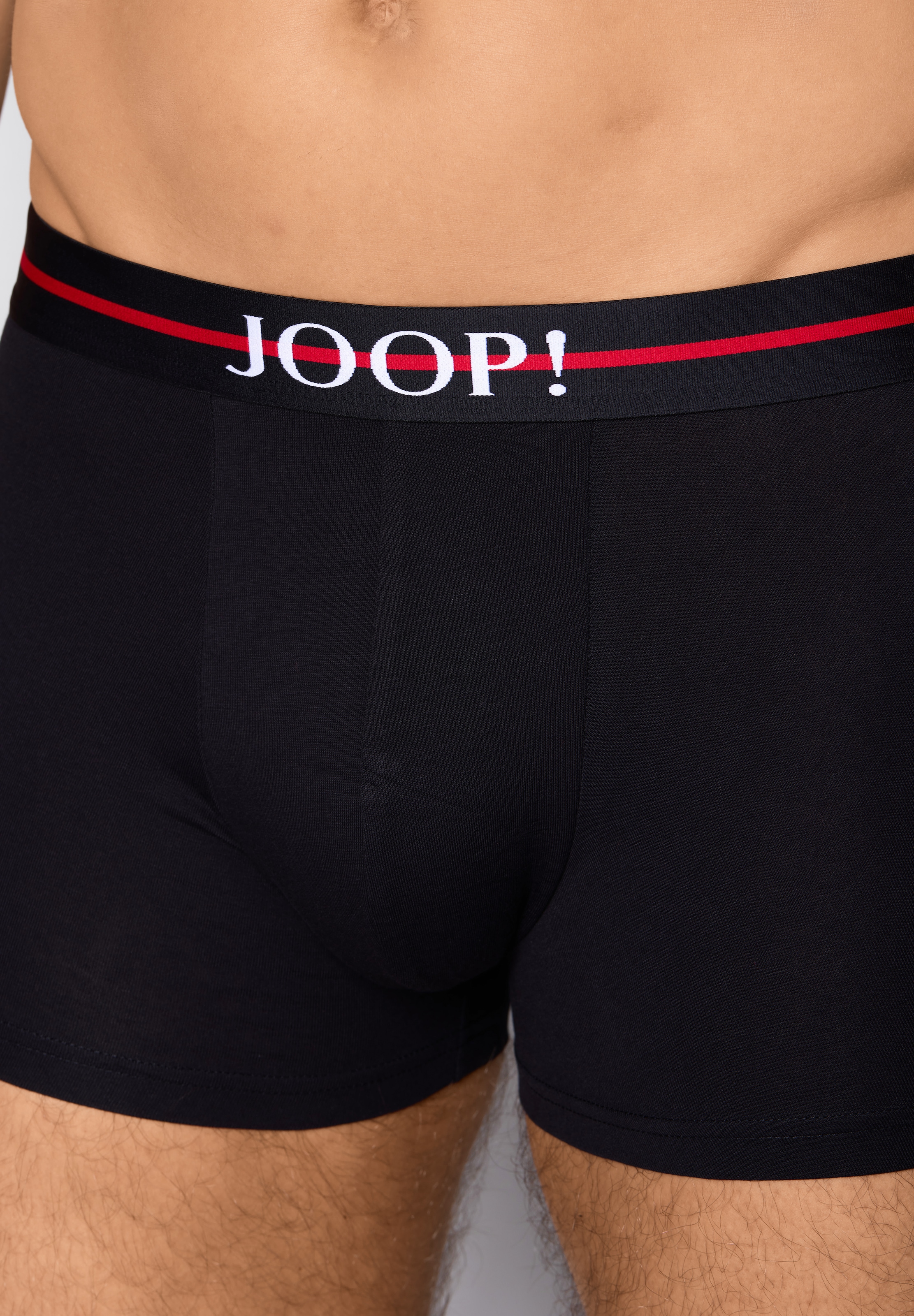 JOOP! Boxershorts »Everyday« 2er Pack,  ohne Eingriff, elastischer Logobund, Baumwollmix