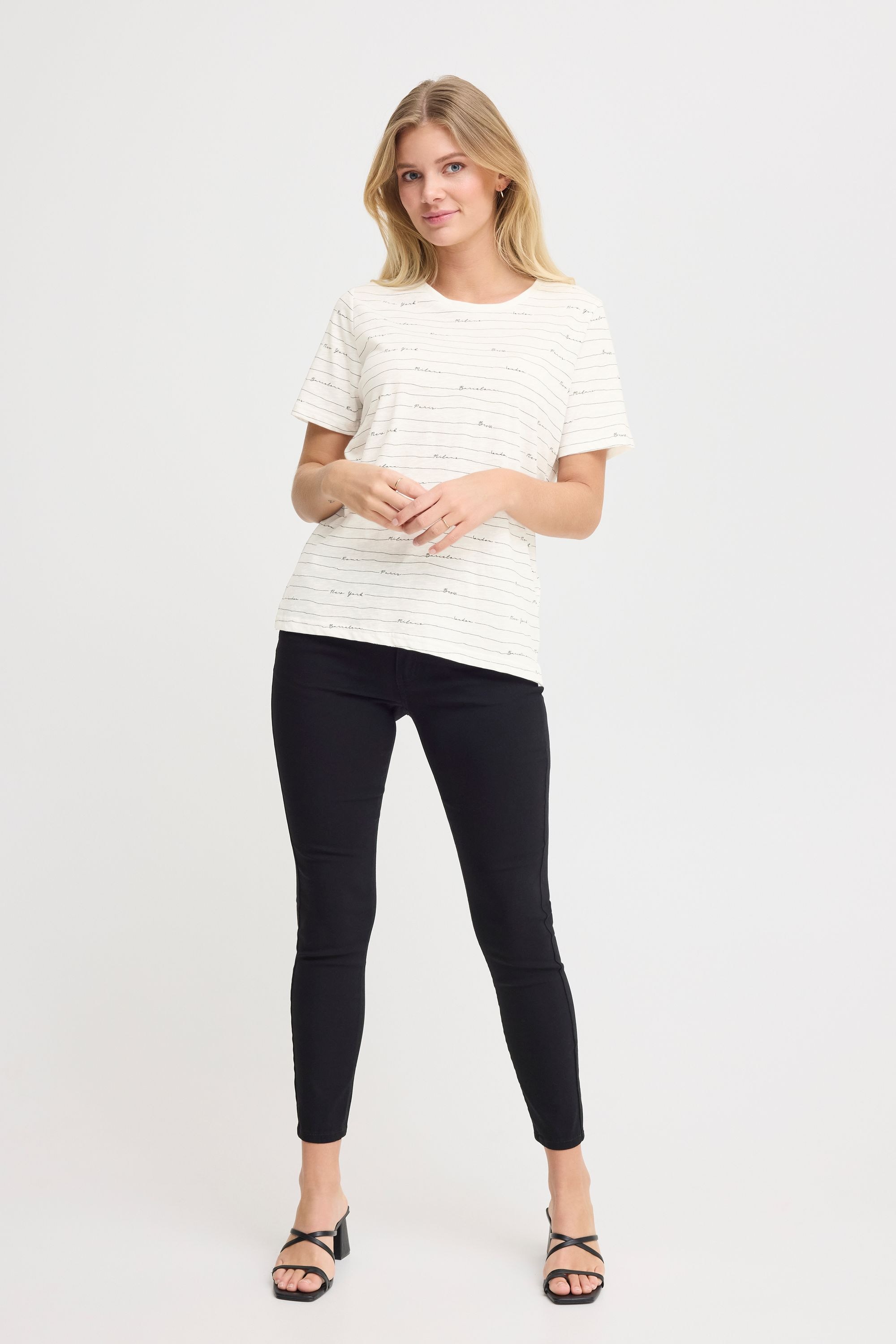 fransa Rundhalsshirt »Rundhalsshirt FRHAZEL«