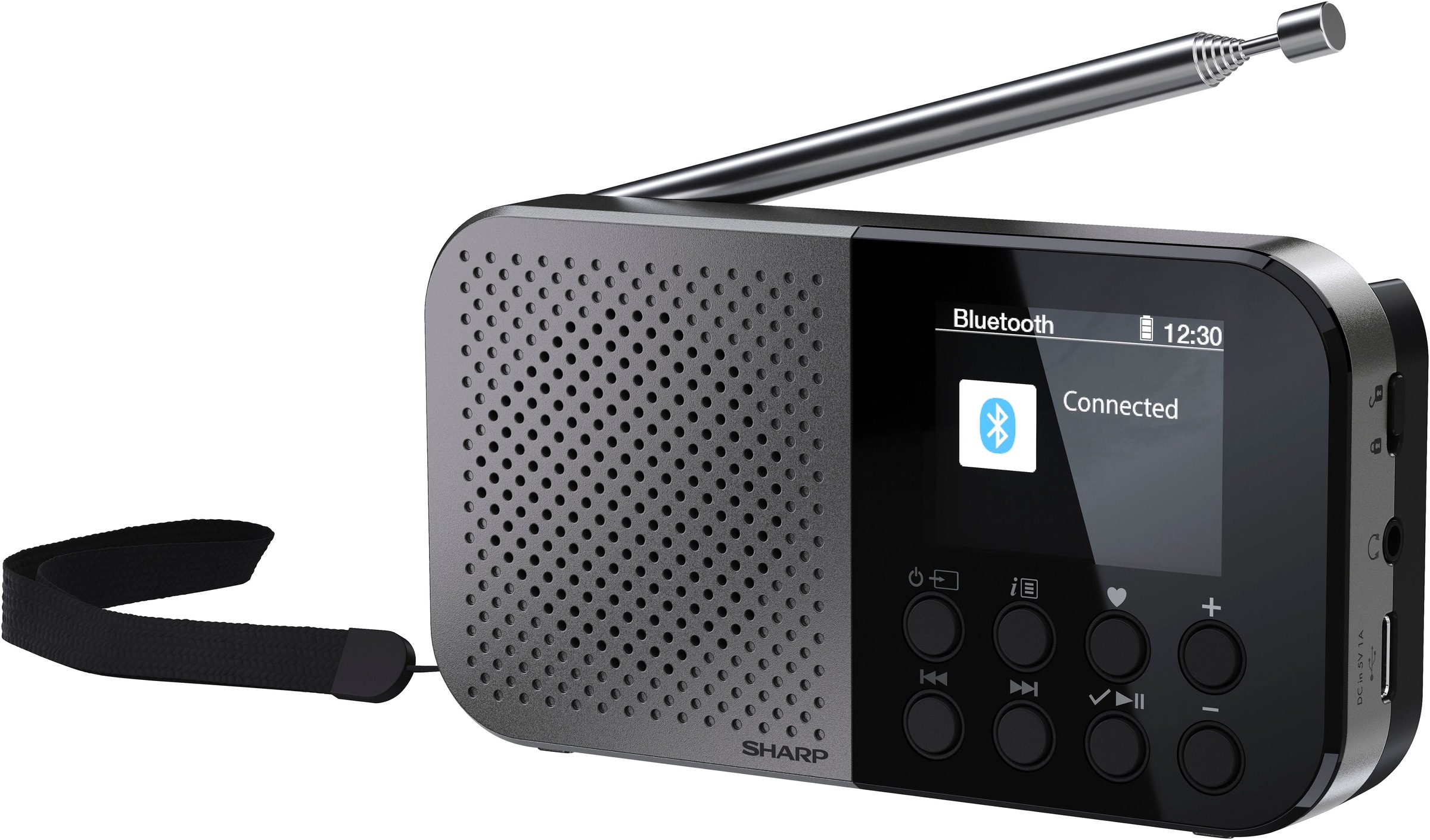 Sharp Radio »DR-P520«, (AVRCP Bluetooth-A2DP Bluetooth-Bluetooth 1,5 W)