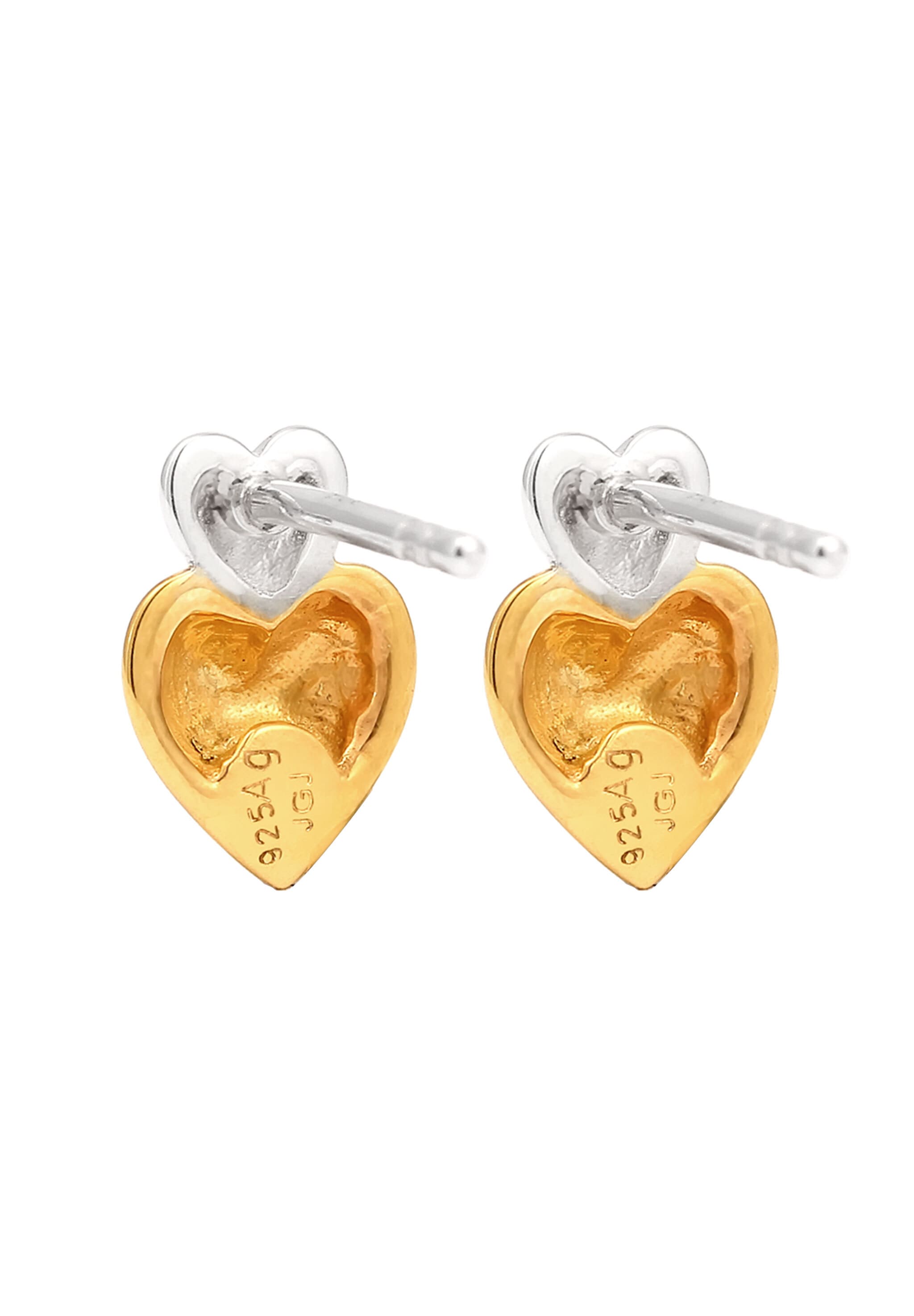 Elli Paar Ohrstecker »Ohrringe Ohrstecker Herz 925 Sterling Silber«