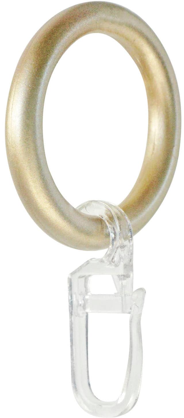 Gardinenring »Kunststoffring mit Haken«, (20 St.), für Durchmesser bis 20mm, einfache...