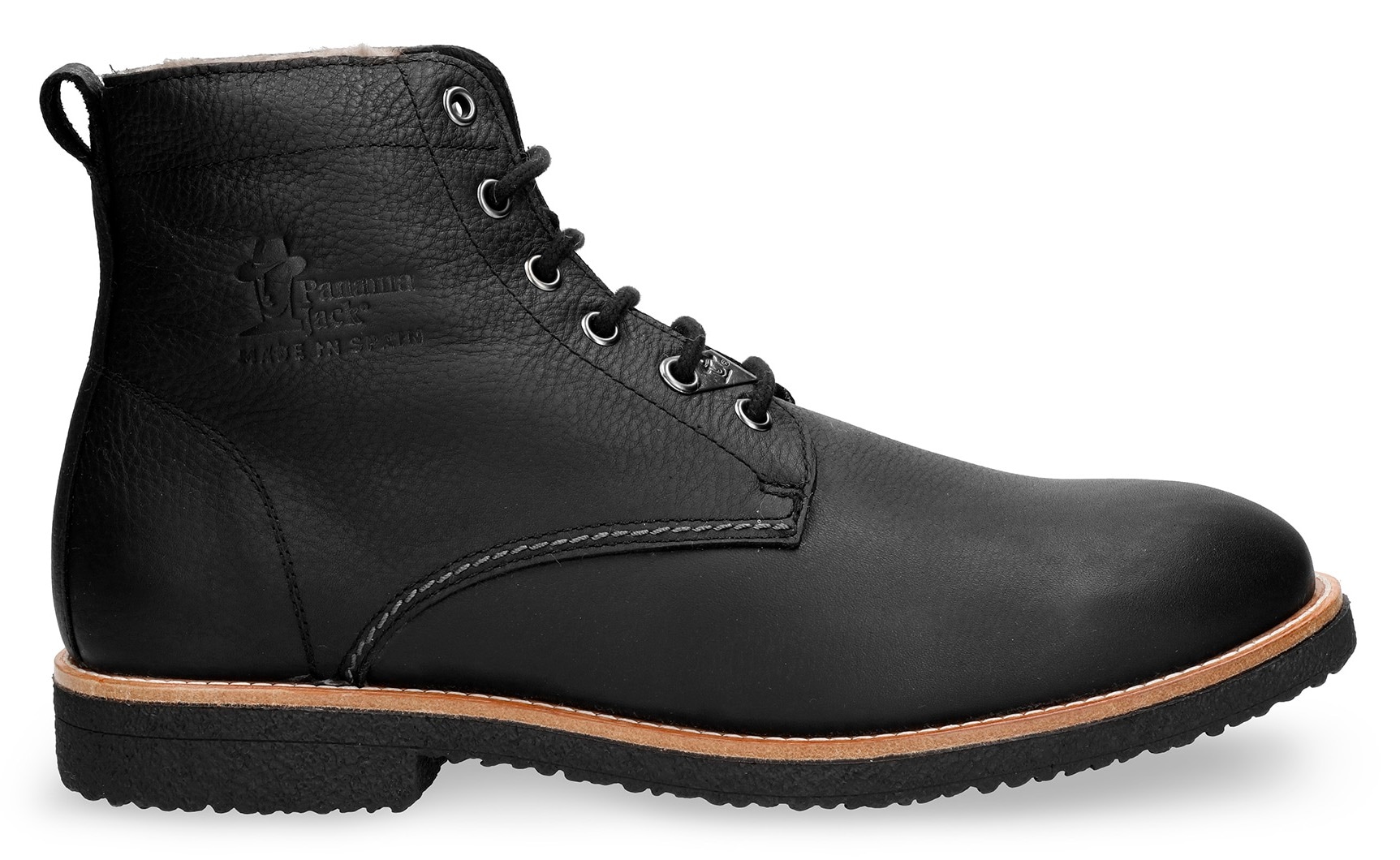 Panama Jack Winterboots, Winterstiefelette, Schnürboots, Outdoorschuh mit Kontrast-Rahmennaht