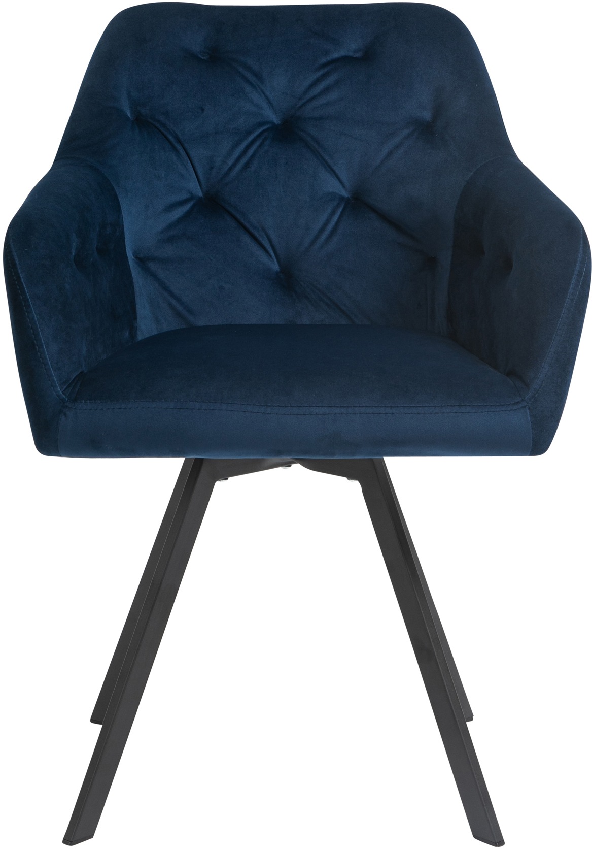 SalesFever Essgruppe, (Set, 5 tlg.), Stühle mit 360° Drehplatte, Tischplatte mit echter Baumkante