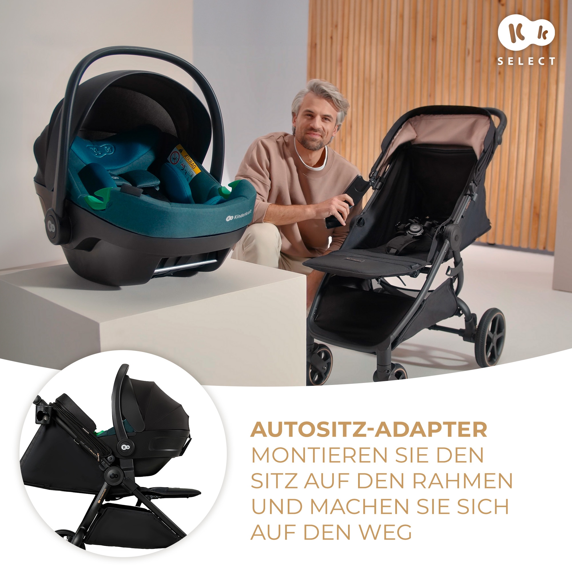 Kinderkraft Kinder-Buggy »MITZY« 27 kg