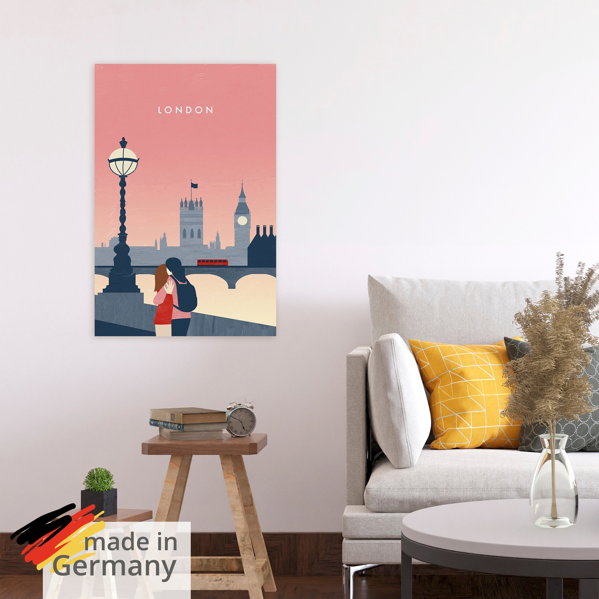 Artland Wandbild »London« 1 Stk. tlg. als Alubild, Leinwandbild, Poster, Wandaufkleber in verschied. Größen