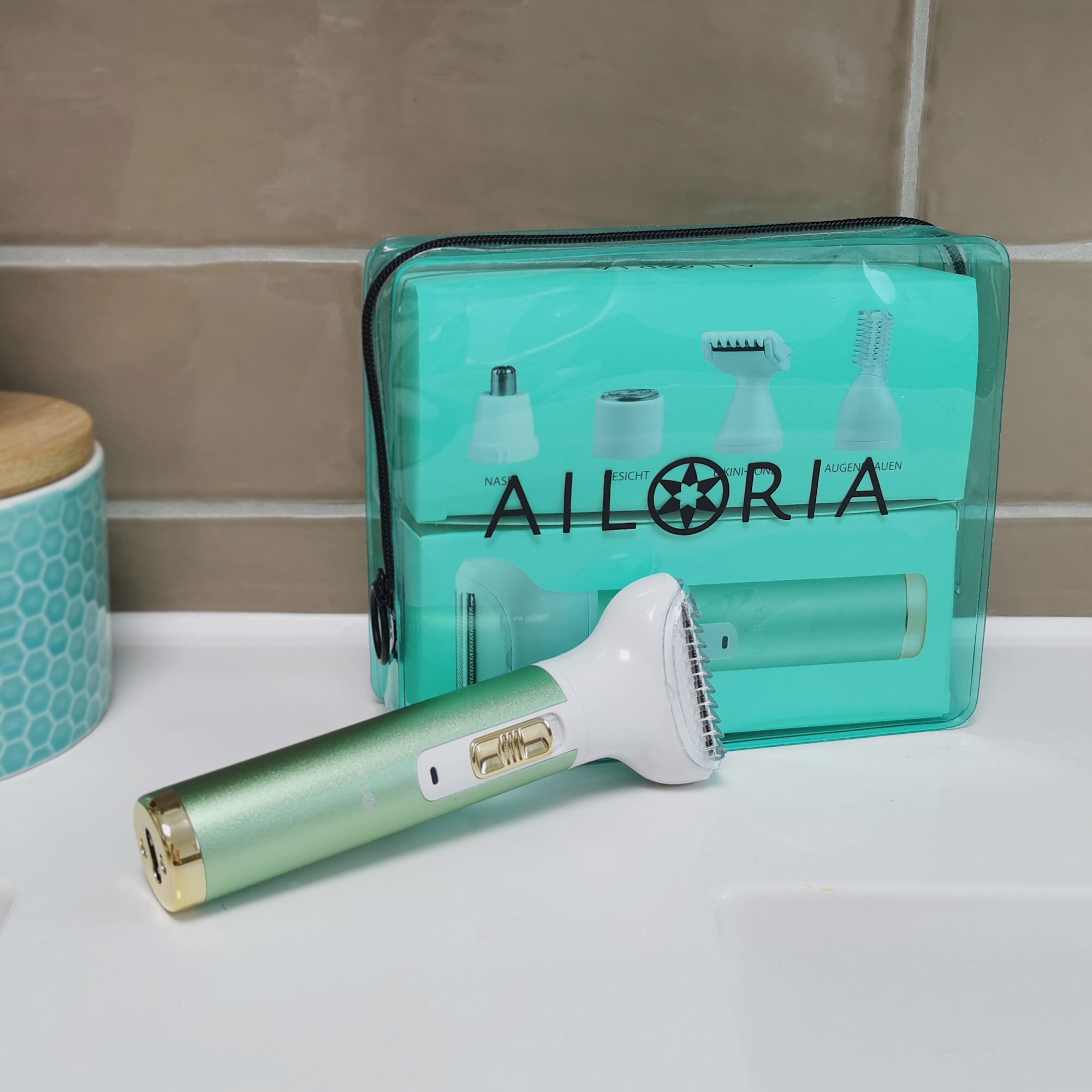 AILORIA Elektrorasierer »Rasierer mit verschiedenen Aufsätzen USB EVAPORE SET«
