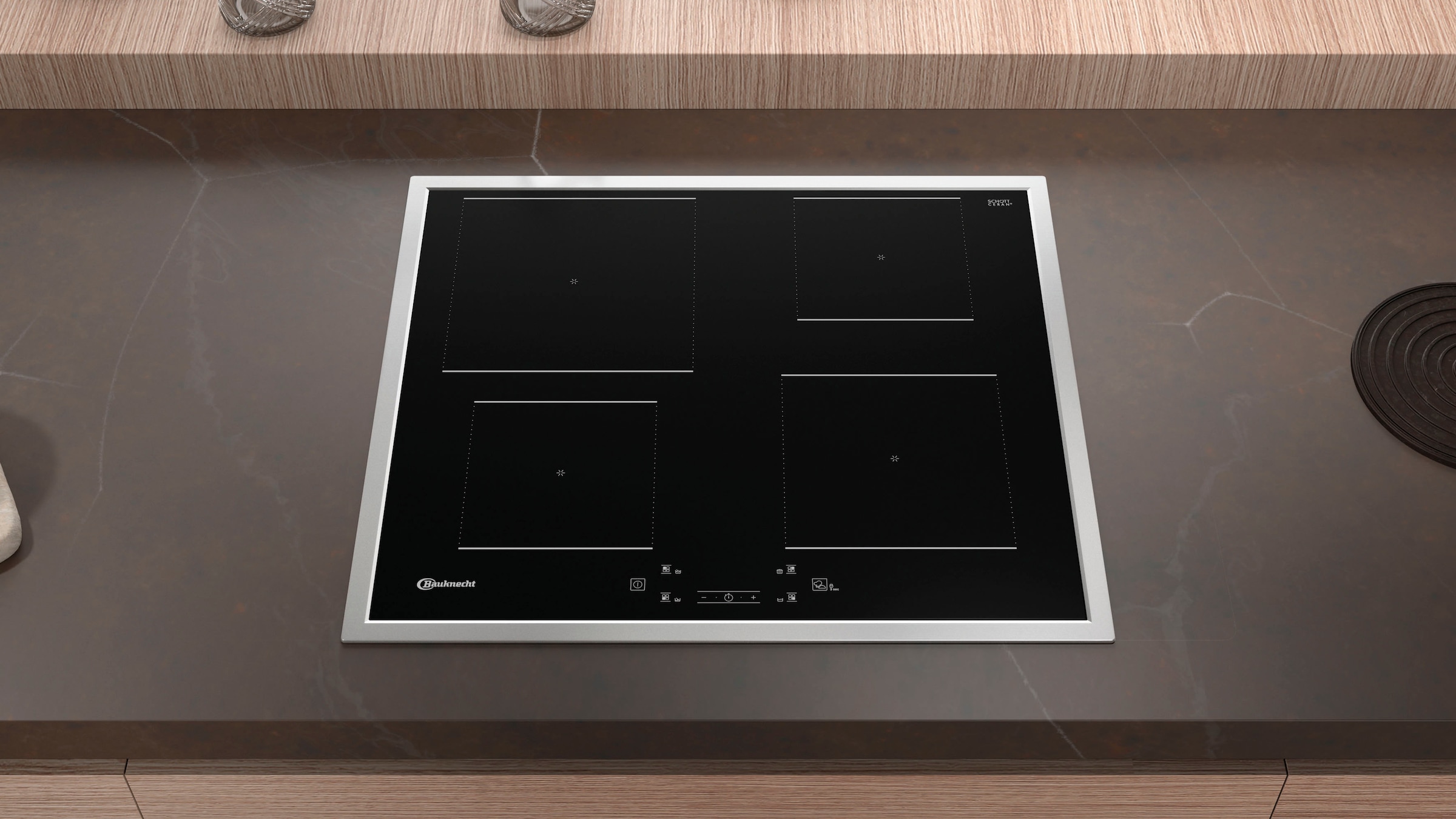 BAUKNECHT Induktions-Kochfeld von SCHOTT CERAN® »BQ 2760S FT«