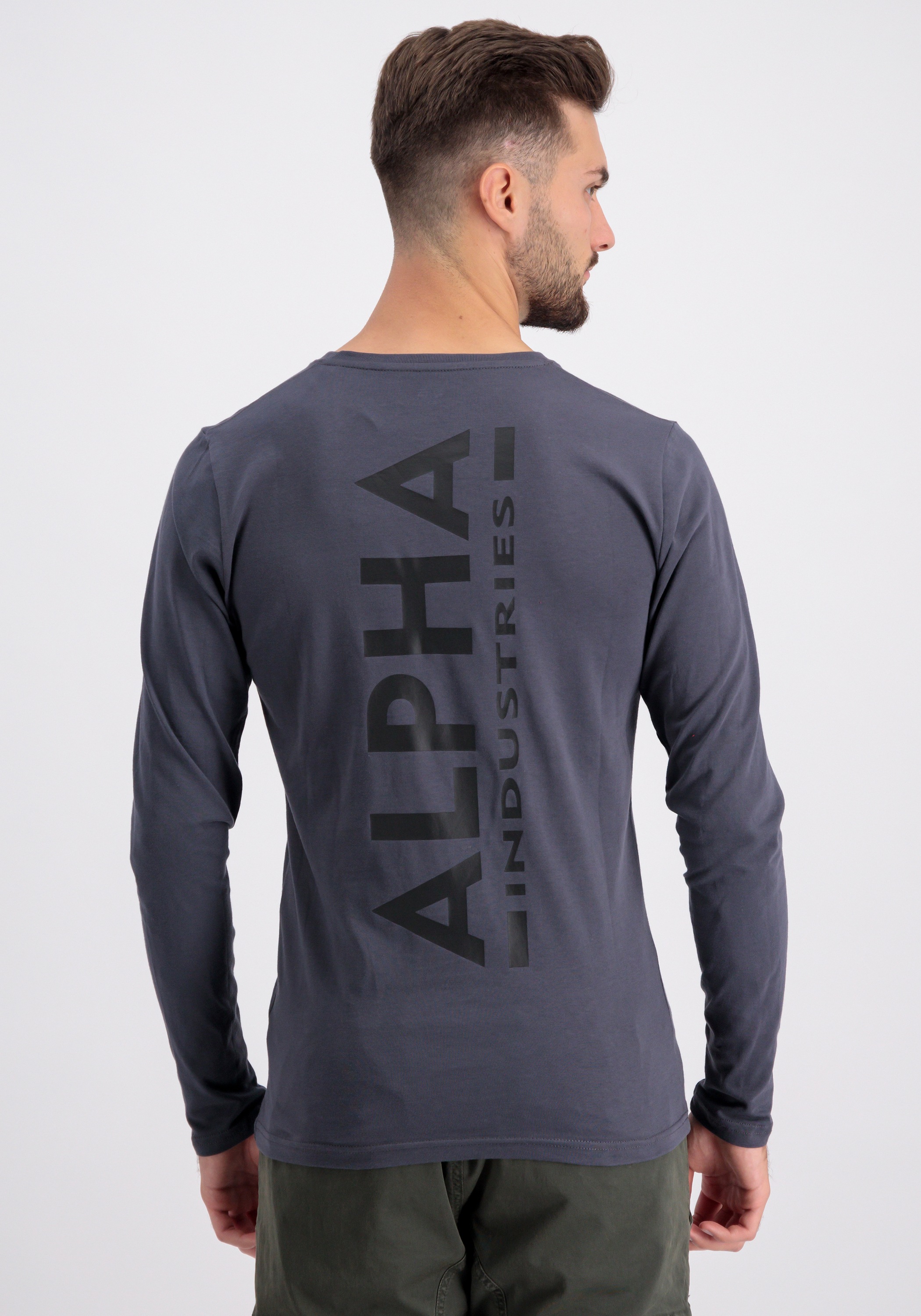 Alpha Industries Longsleeve »Back Print Heavy LS«
