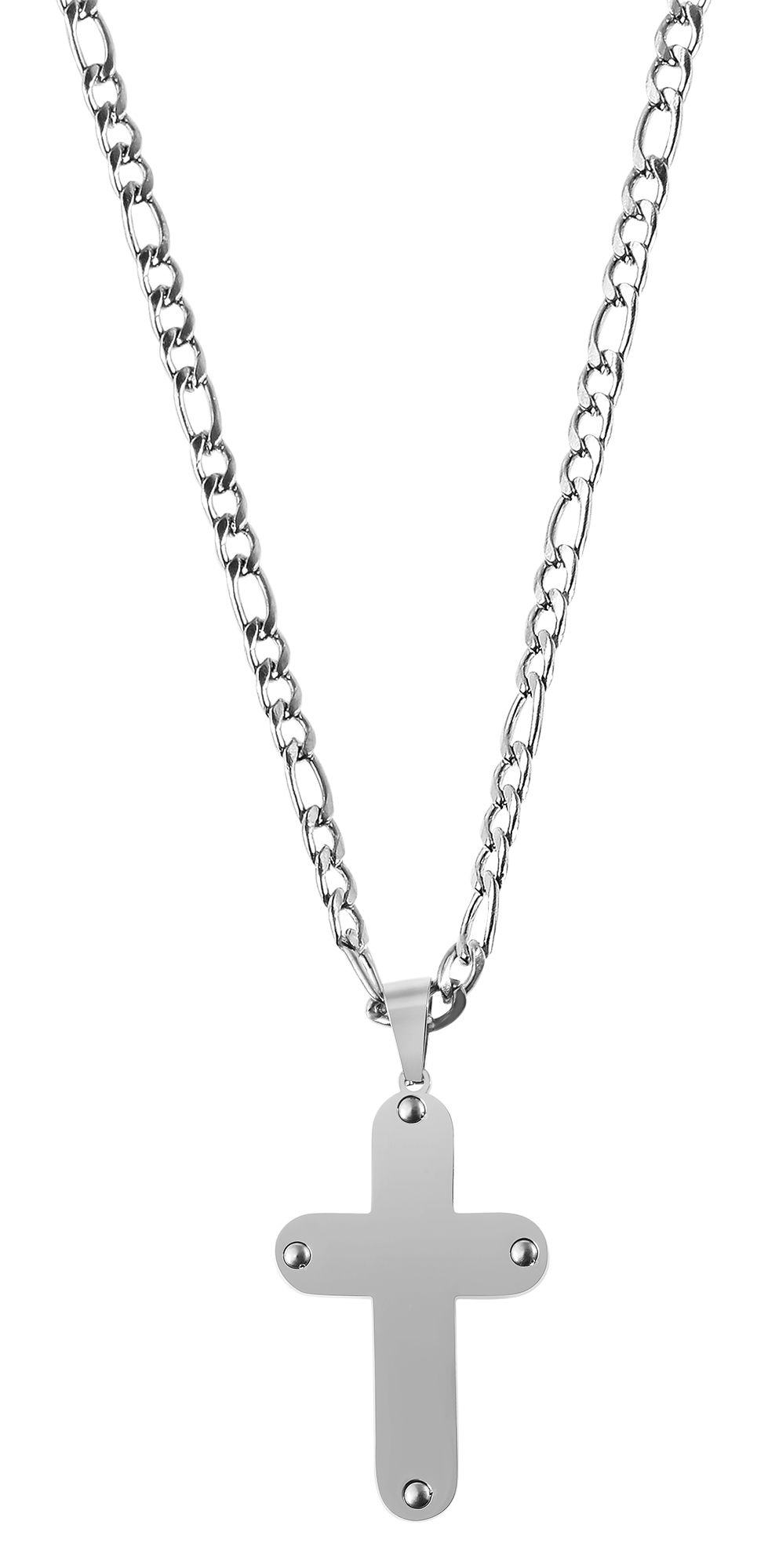 Adelia´s Kette ohne Anhänger »Unisex Halskette mit Anhänger ¿ Kreuz aus Edelstahl«