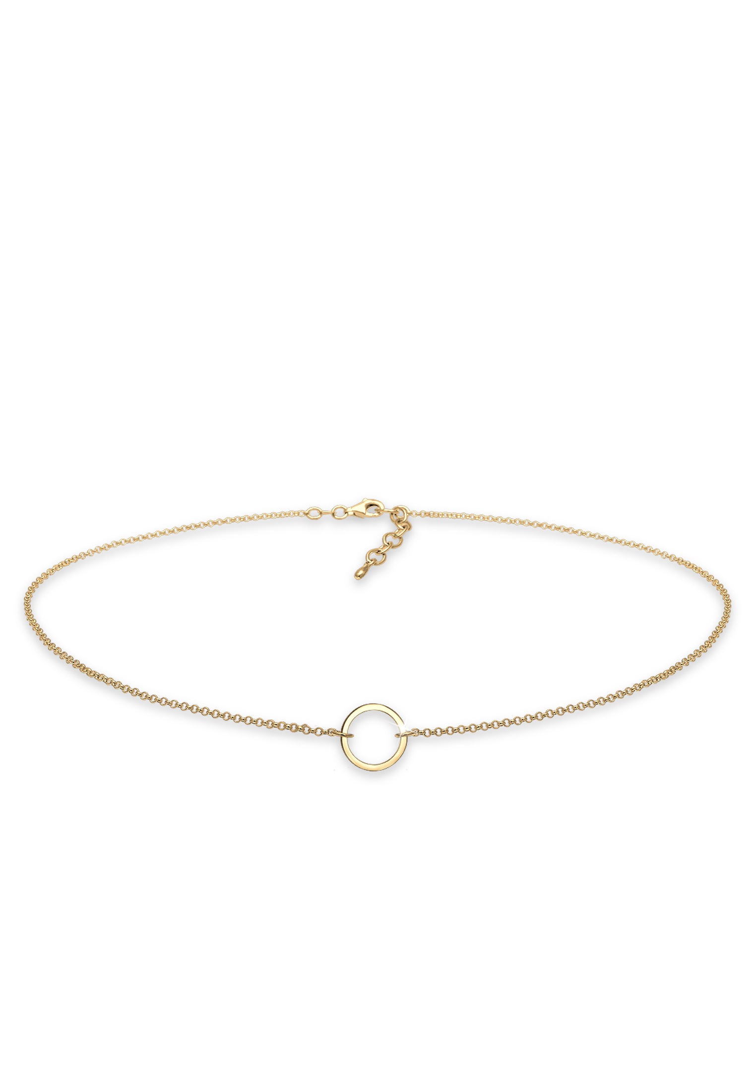 Elli Collier »Choker Anhänger Kreis Rund 925 Silber«