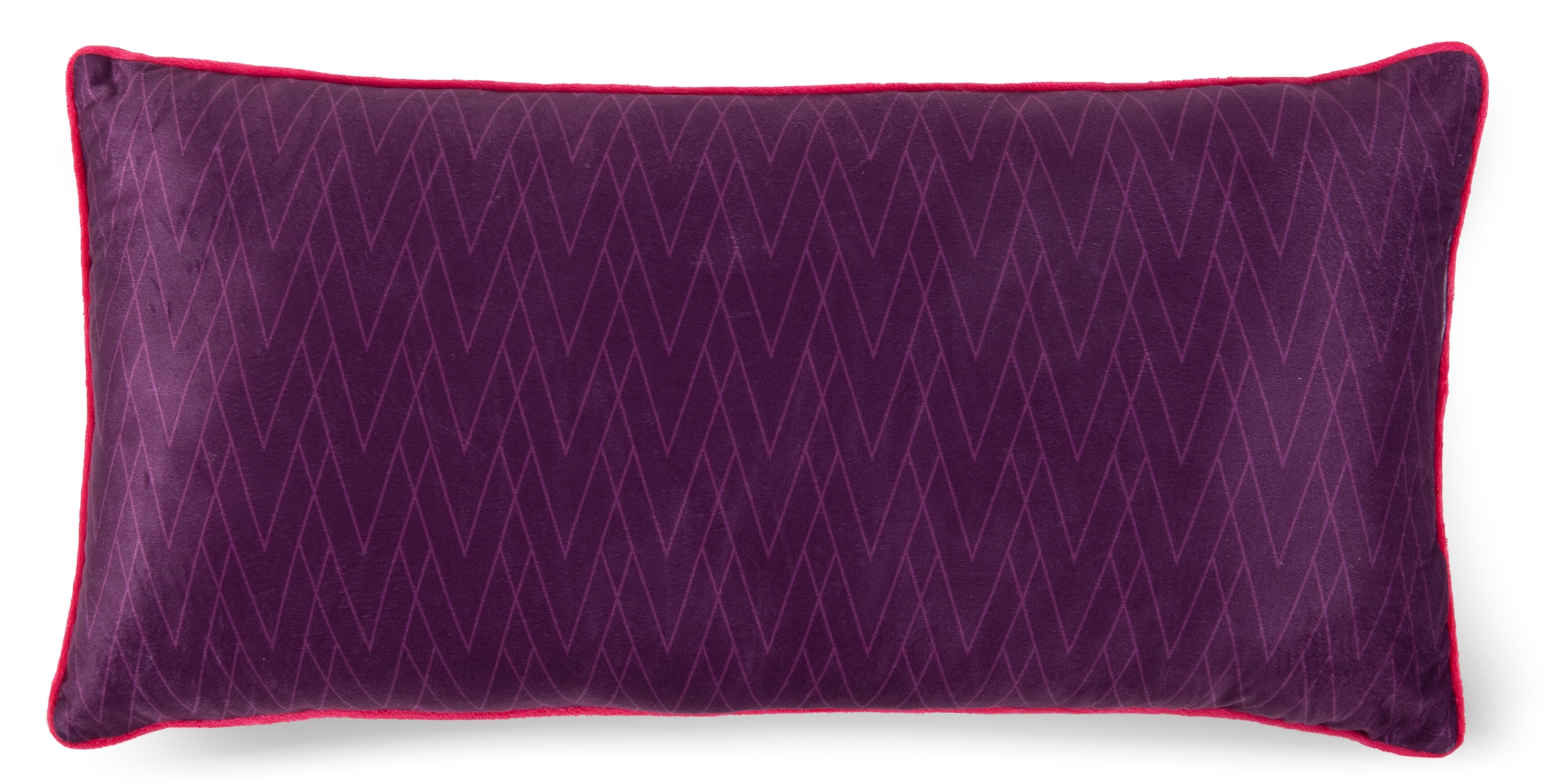 Descanso Dekokissen »Simone«, Mit Füllung, 1 Stück, Biese, 30x60, Wendeoptik, Weich, Blumen Bordeaux