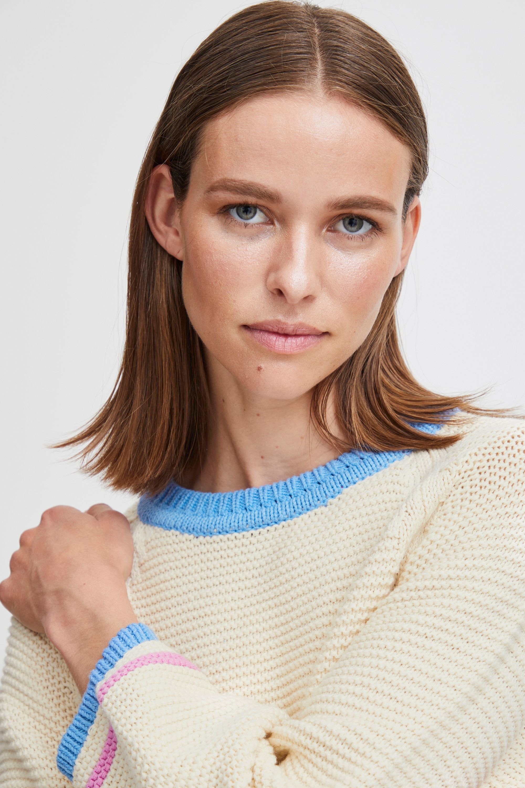 b.young Strickfleece-Pullover »Strickpullover BYOma«