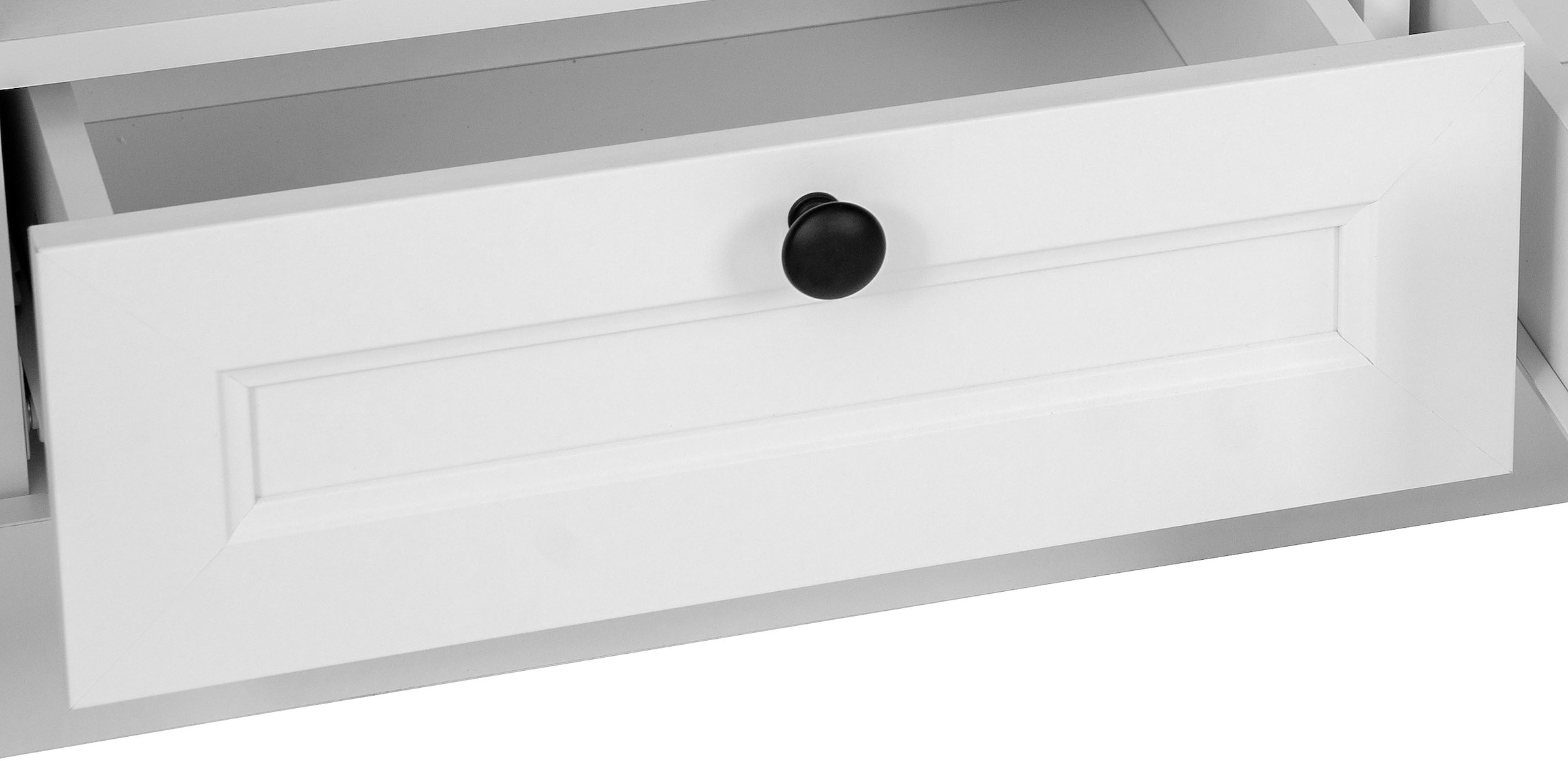 OTTO home TV-Board »Ismund« aus MDF, mit Holz-Zierleiste, schwarzem Metallgriff, Breite 180 cm