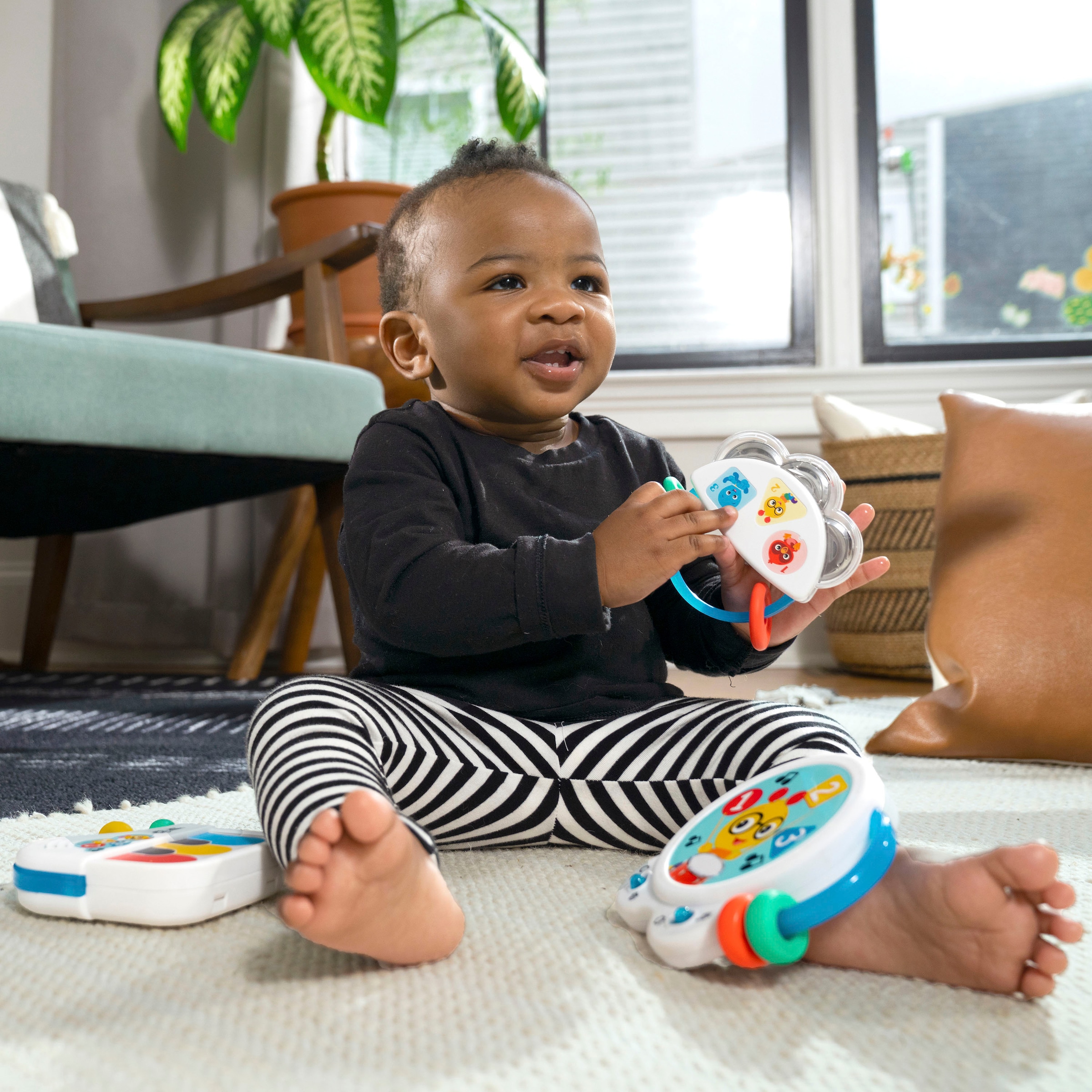 Baby Einstein Spielzeug-Musikinstrument »Set Small Symphony«, (Set, 3 tlg., bestehend aus Tiny Tambourine™, Tiny Tempo™ u. Petit Piano™)