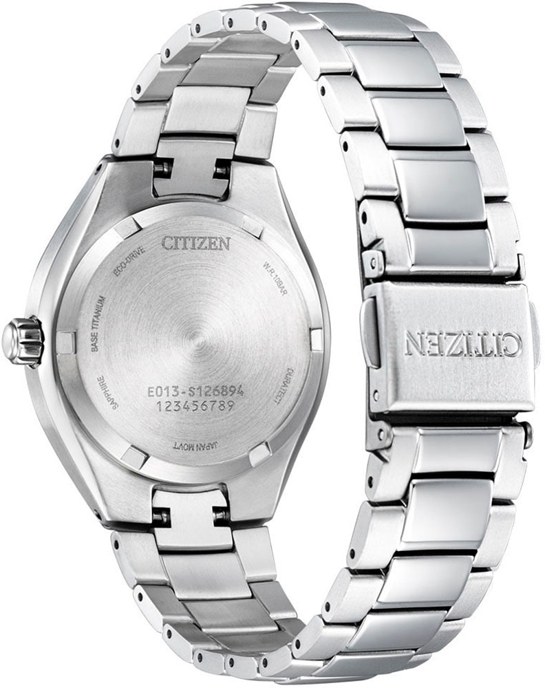 Citizen Solaruhr »Super Titanium«, Armbanduhr, Damenuhr, Titanarmband,bis 10 bar wasserdicht,Saphirglas