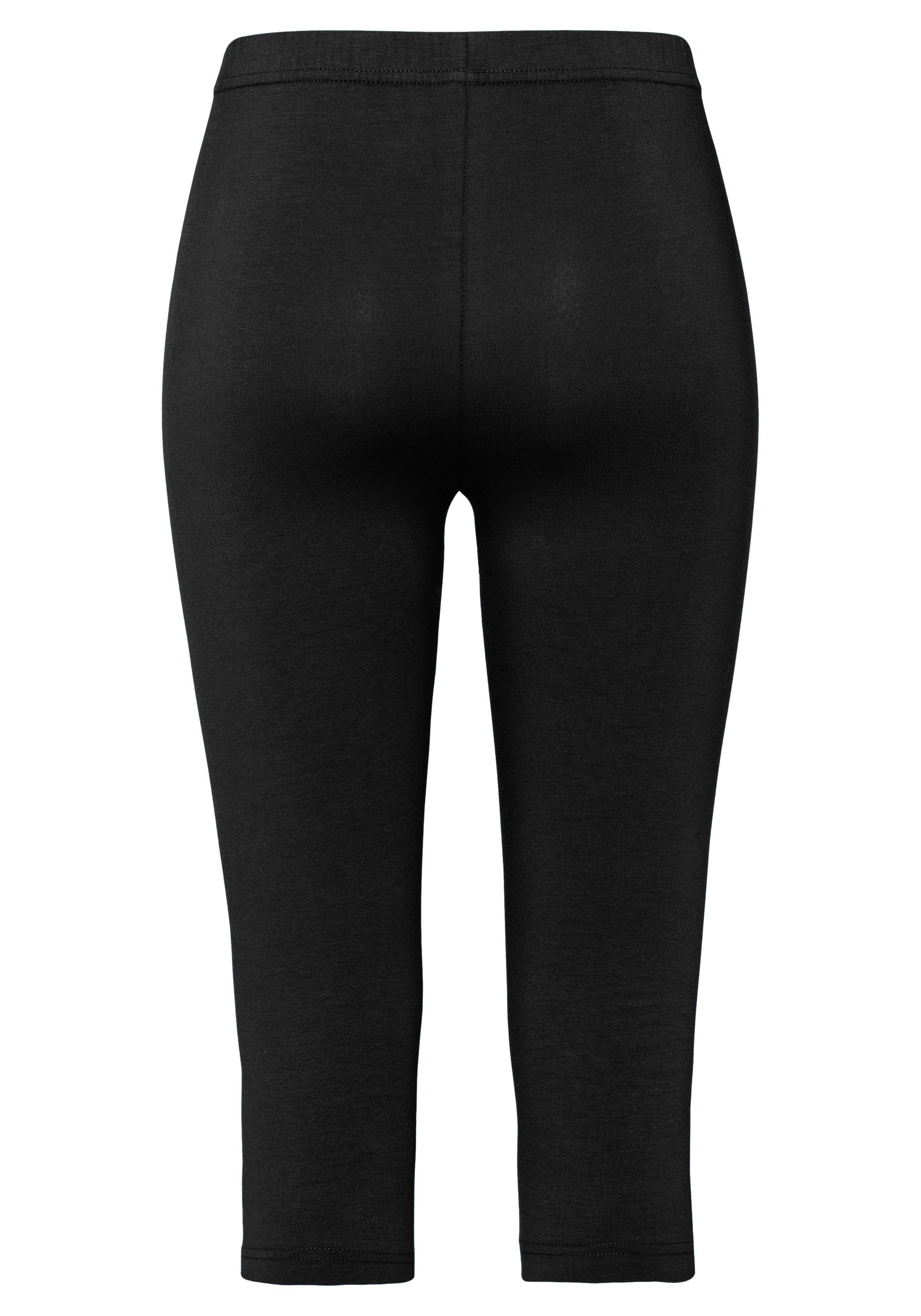 Vivance active Caprileggings, (2er-Pack), mit Gummibund, Loungewear