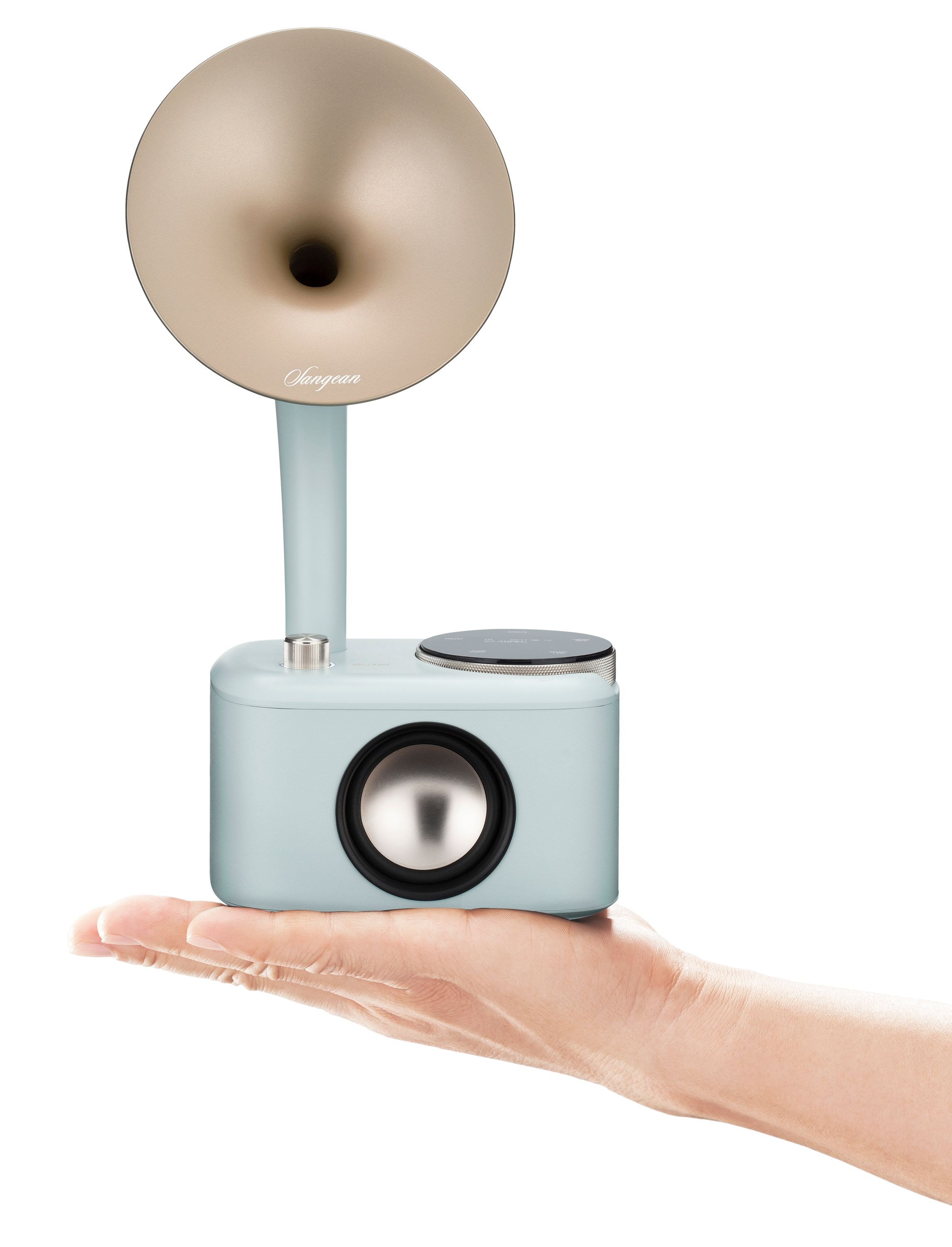 Sangean Retro-Radio »CP-100D«, (Bluetooth Digitalradio (DAB+)-FM-Tuner), Digital Retro Design Gramophone