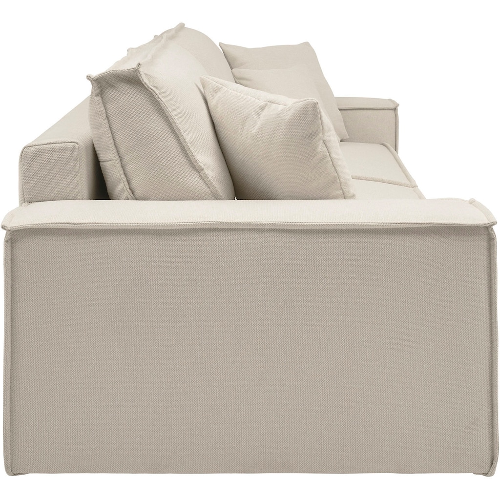 andas 3-Sitzer »FINNLEY Schlafsofa 257 cm (200/136cm) mit Bettkasten«