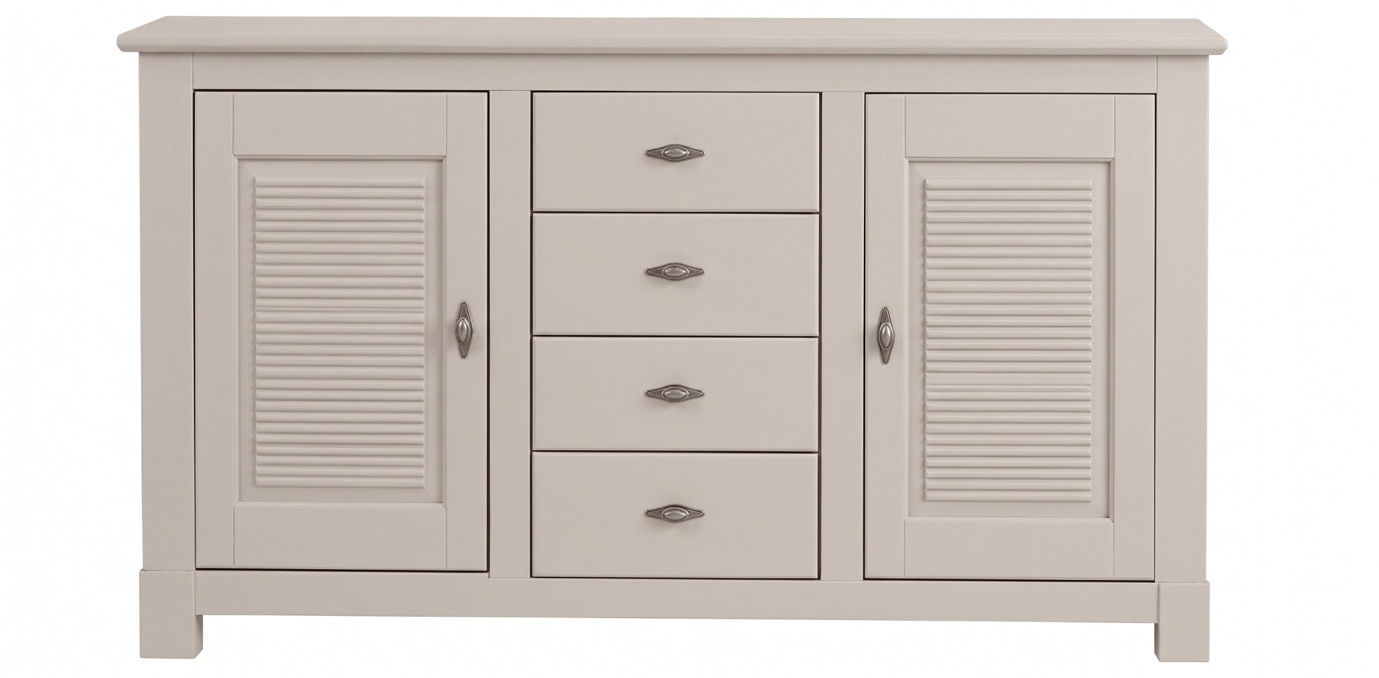 OTTO home Sideboard »Rauna, Kommode, Landhausstil« B/T/H: 150/37/84 cm,  Kommode, FSC®-zertifiziertes Massivholz, Breite 150 cm