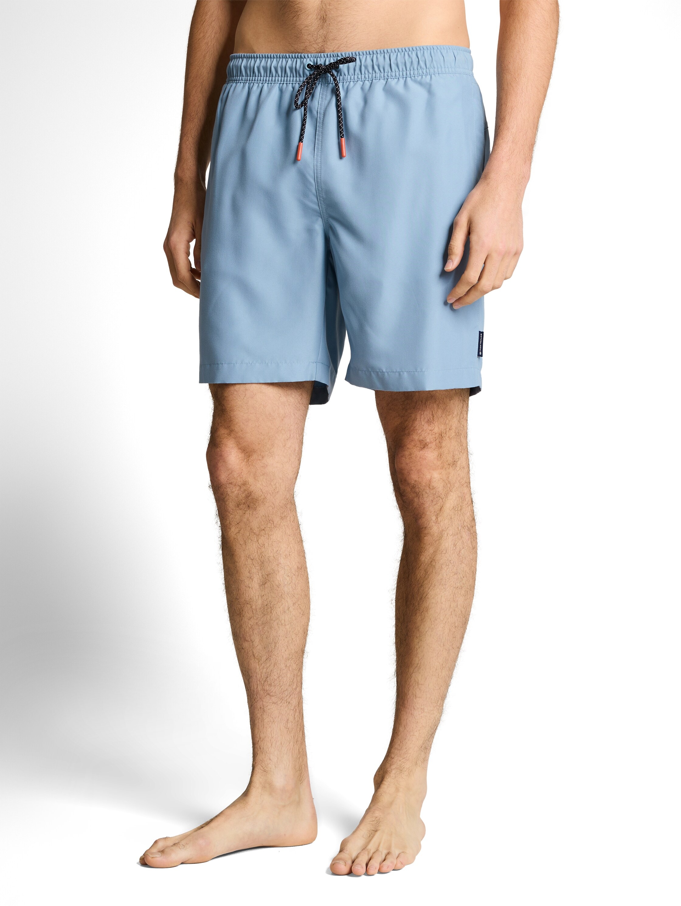 TOM TAILOR Badeshorts unifarben, mit Gummizug und Kordel