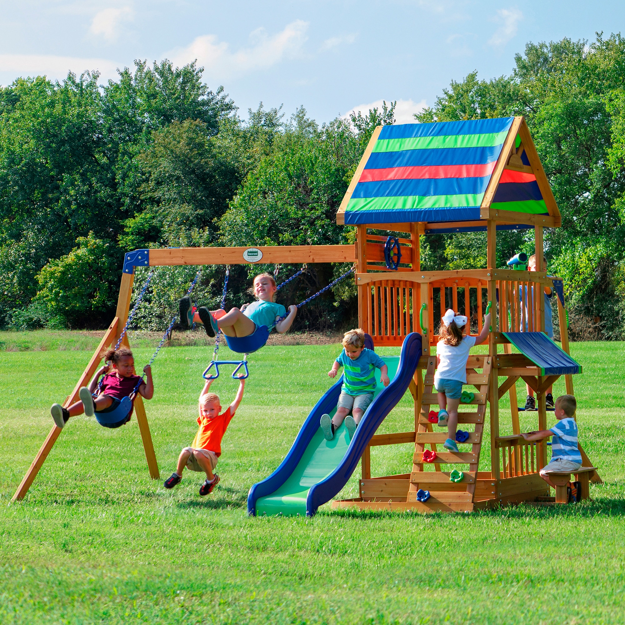 Backyard Discovery Spielturm »Northbrook«, BxTxH: 429x137x300 cm kaufen