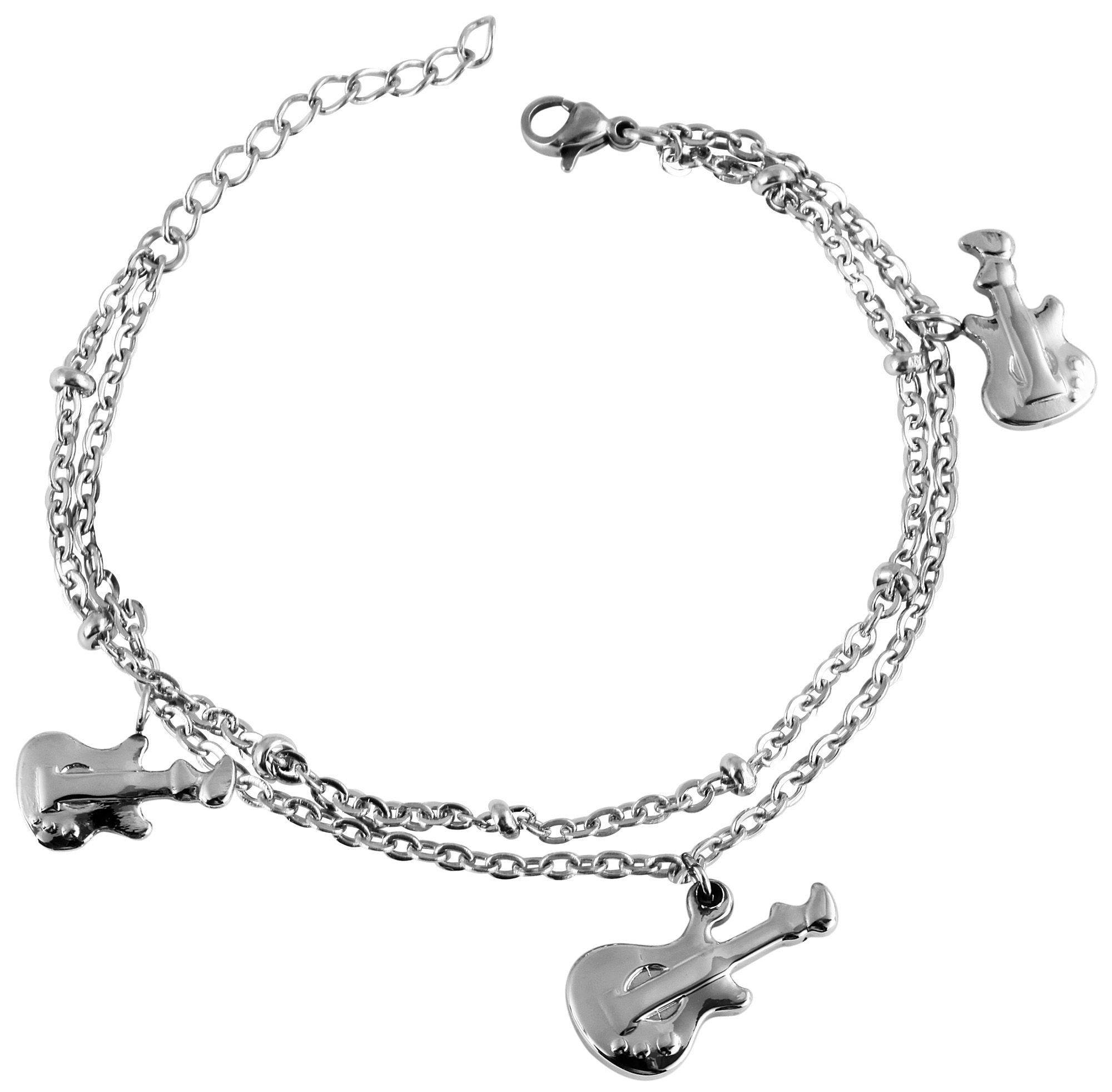 Adelia´s Armband »Damen Armband aus Edelstahl 17 cm«