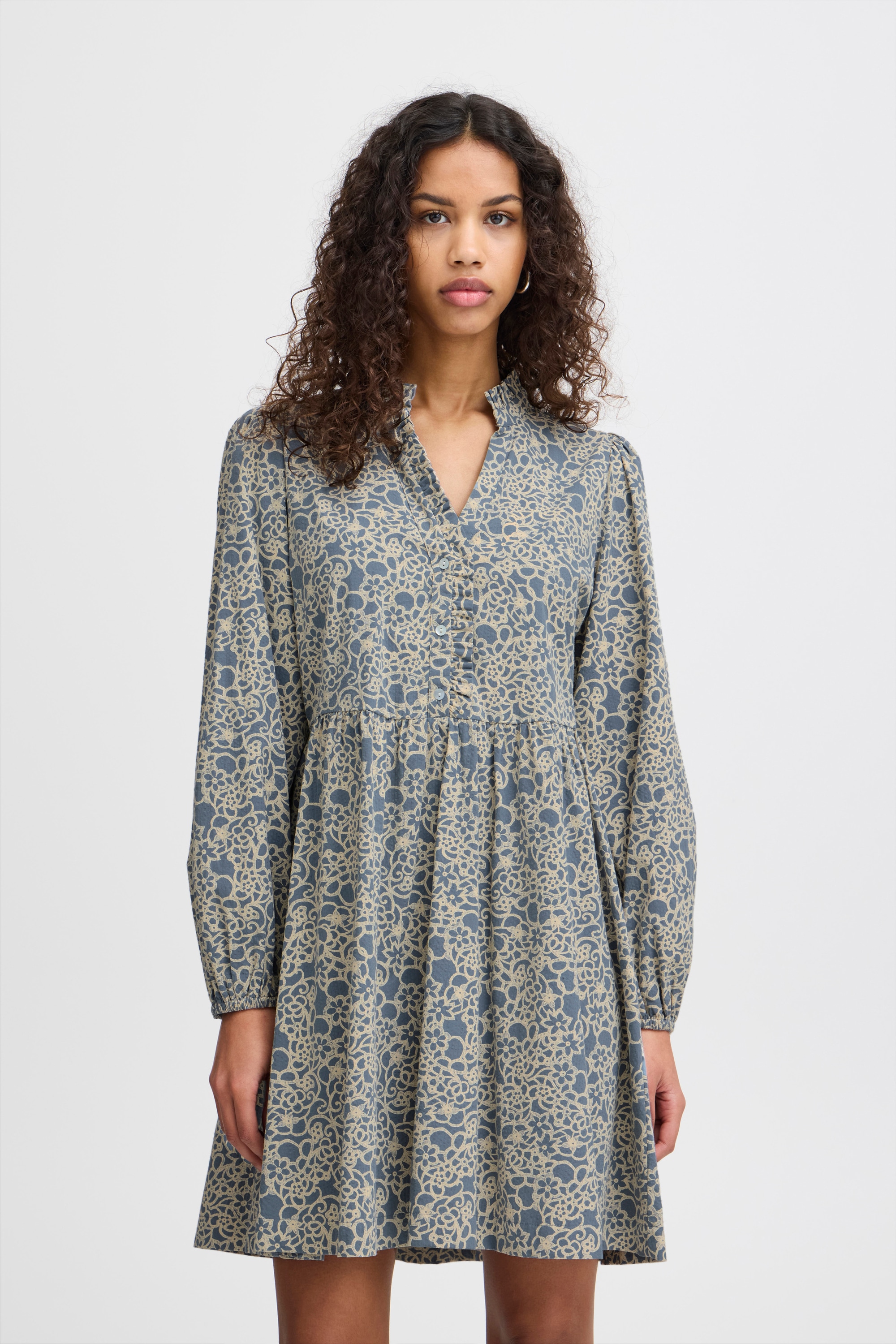 Ichi Midikleid »Kleid IHQWISSA«