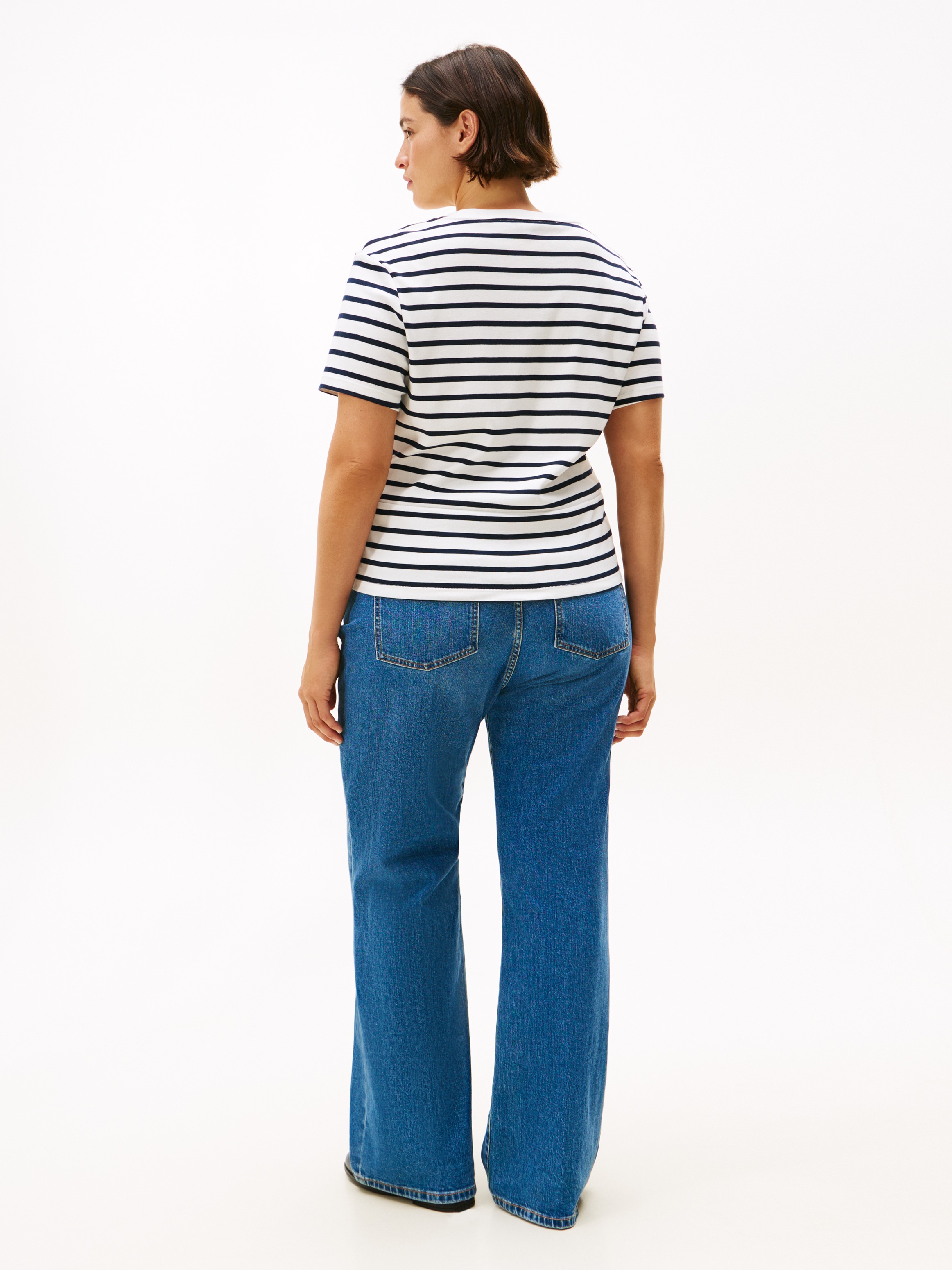 Tommy Hilfiger Curve V-Shirt »CRV SLIM CODY V-NK SS«, in Großen Größen
