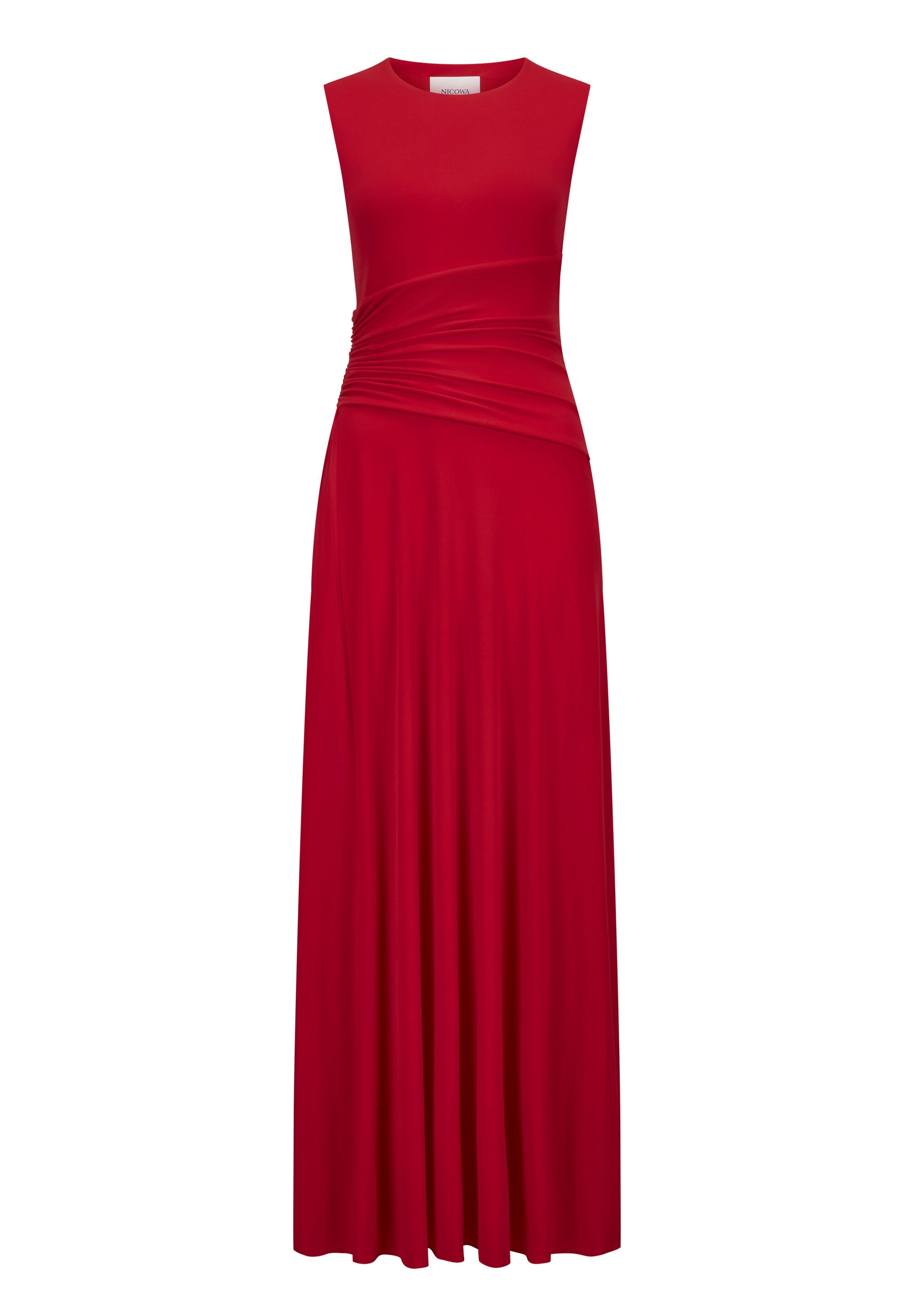 Nicowa Abendkleid »Nicowa Abendkleid MELIWIA« Ohne Taschen mit seitlichem Plissee-Einsatz