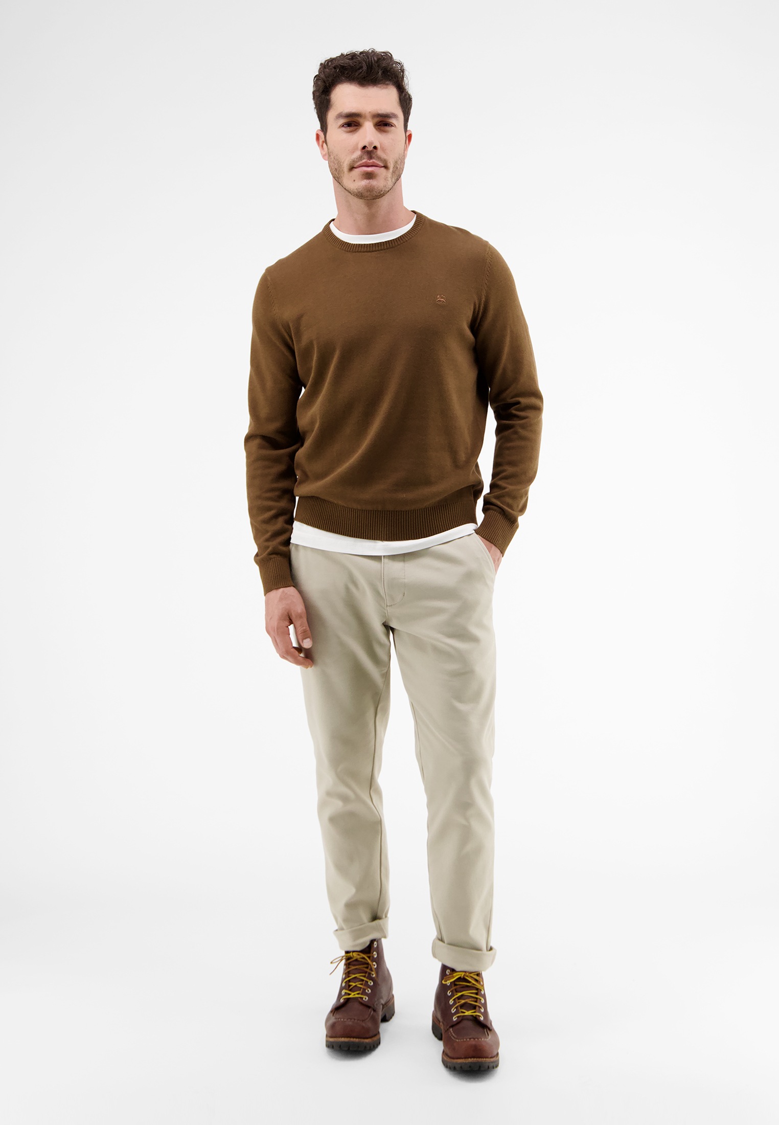 LERROS Strickpullover »LERROS Basic Strickpullover«