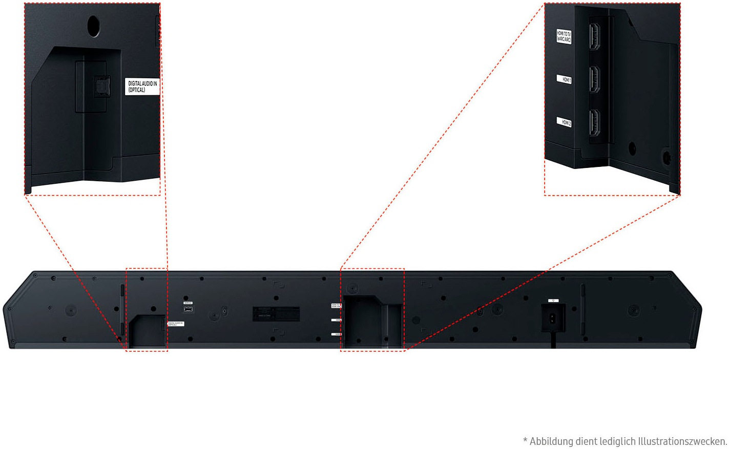 Samsung Soundbar »HW-Q995GF Q-Soundbar«, 11.1.4-Kanal Subwoofer & Rücklautsprecher, Kabellos Dolby Atmos, DTS:X