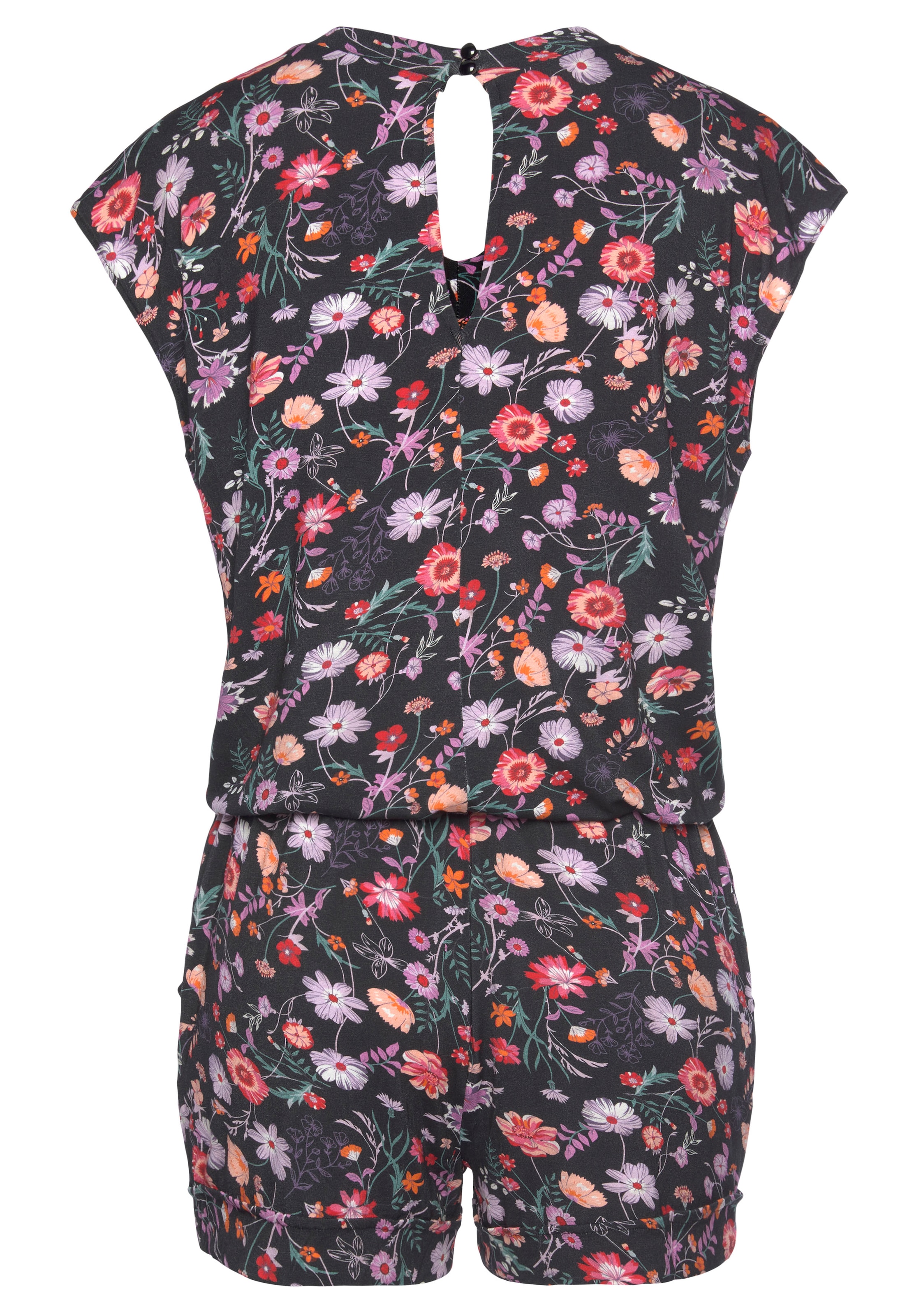 LASCANA Kurzoverall mit Blumendruck