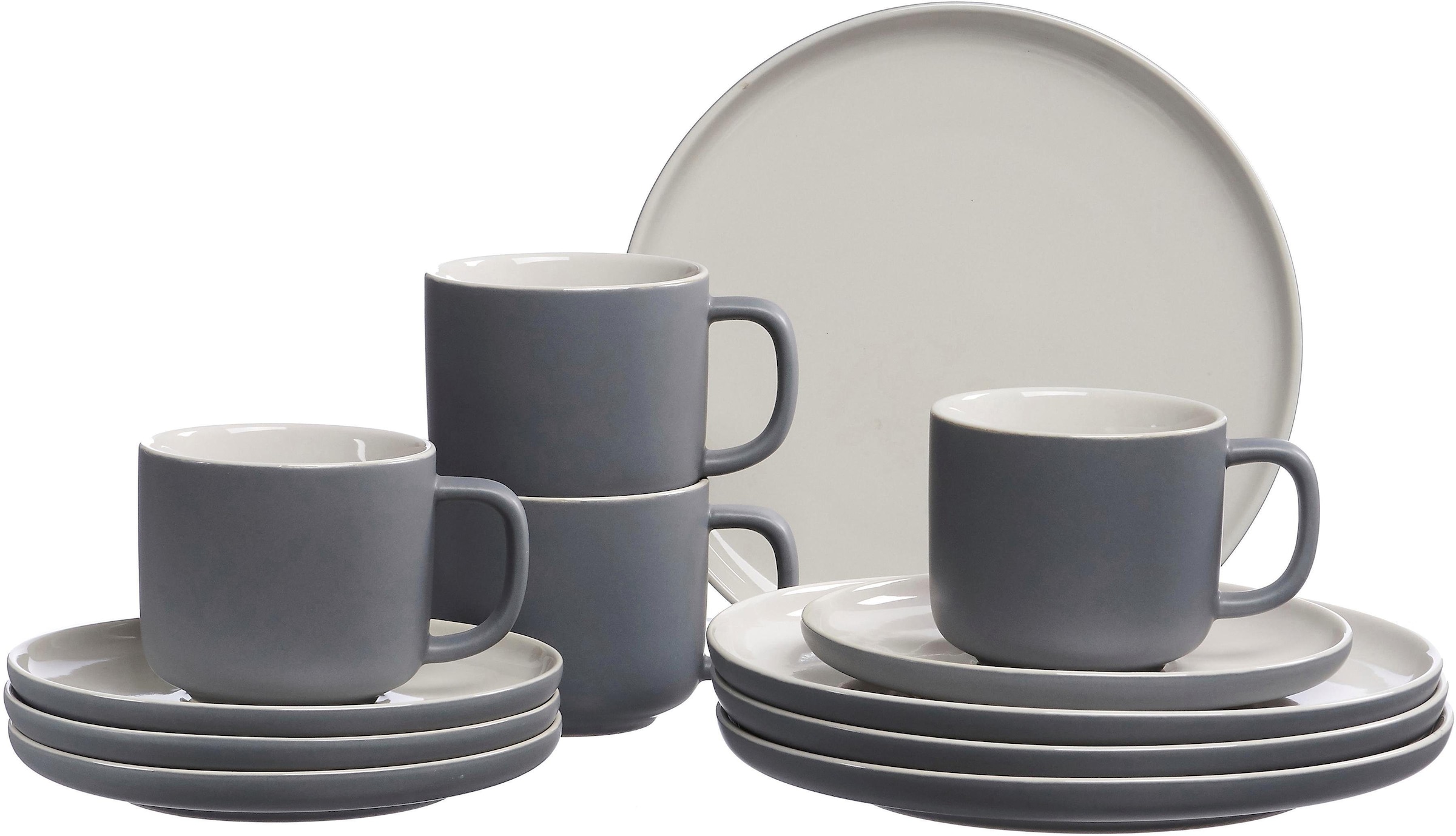 Kaffeeservice »Geschirr-Set, Service Jasper«, (Set, 12 tlg.), Scandic Style, 12 Teile,...