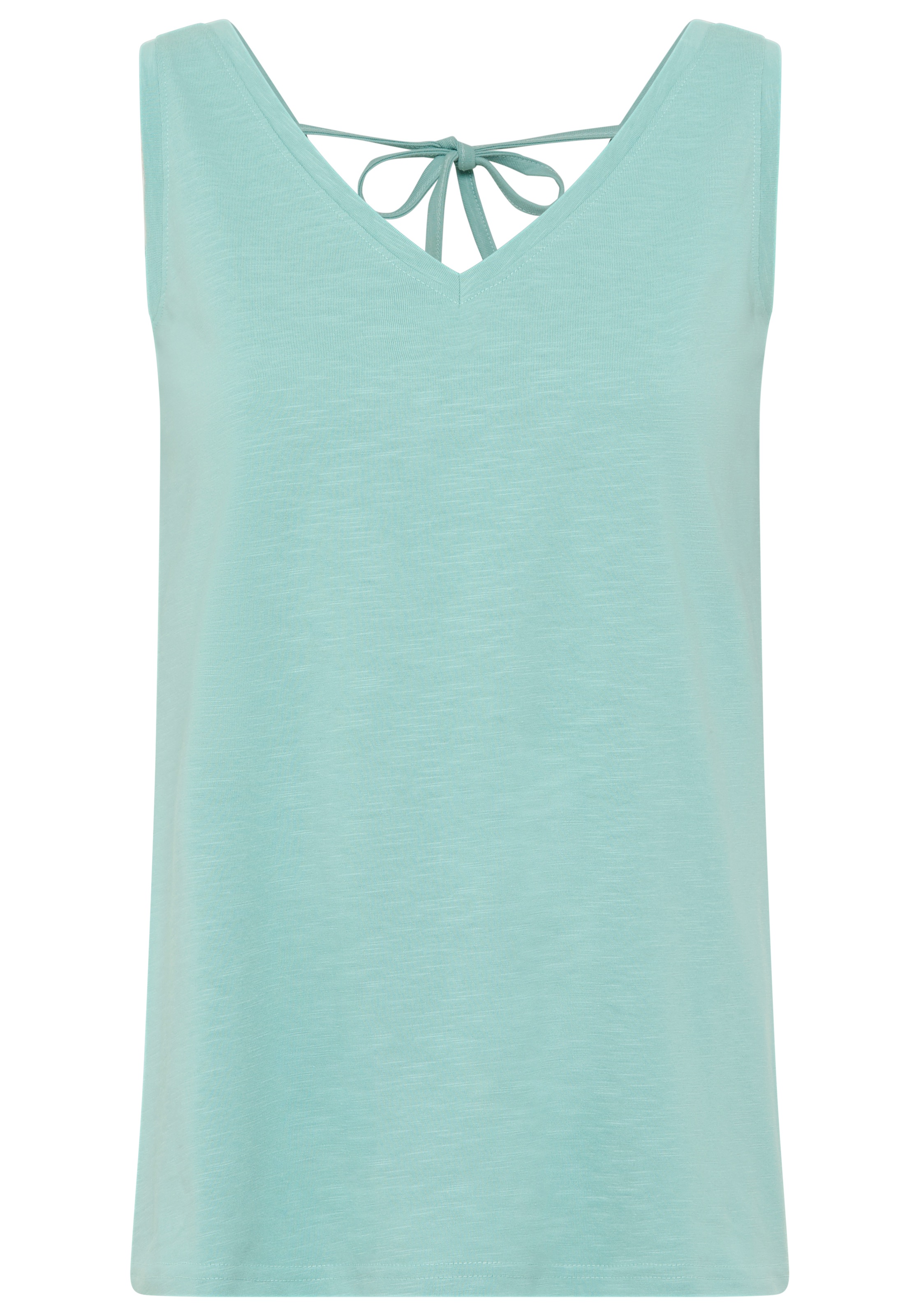 Flashlights Tanktop mit V-Ausschnitt vorne und hinten, hüftlange Schnittform, ärmellos