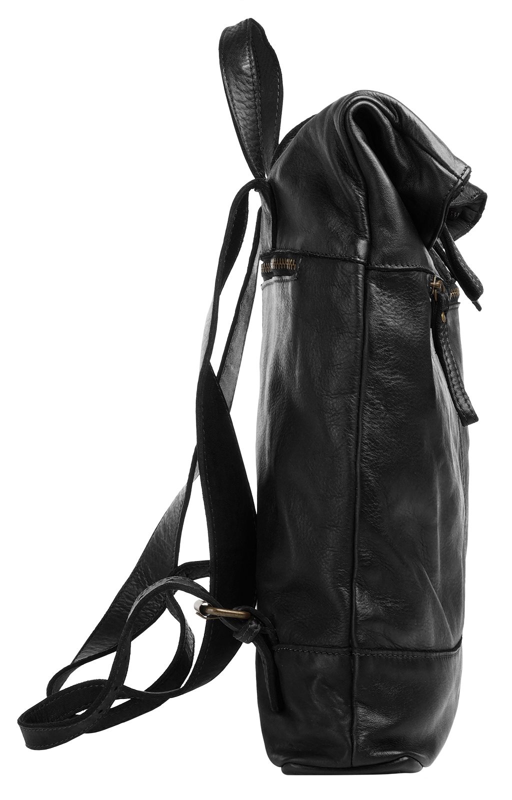 forty° Tagesrucksack »FORTY° Herren, Damen echt Leder, Made in Italy« echt Leder, Made in Italy