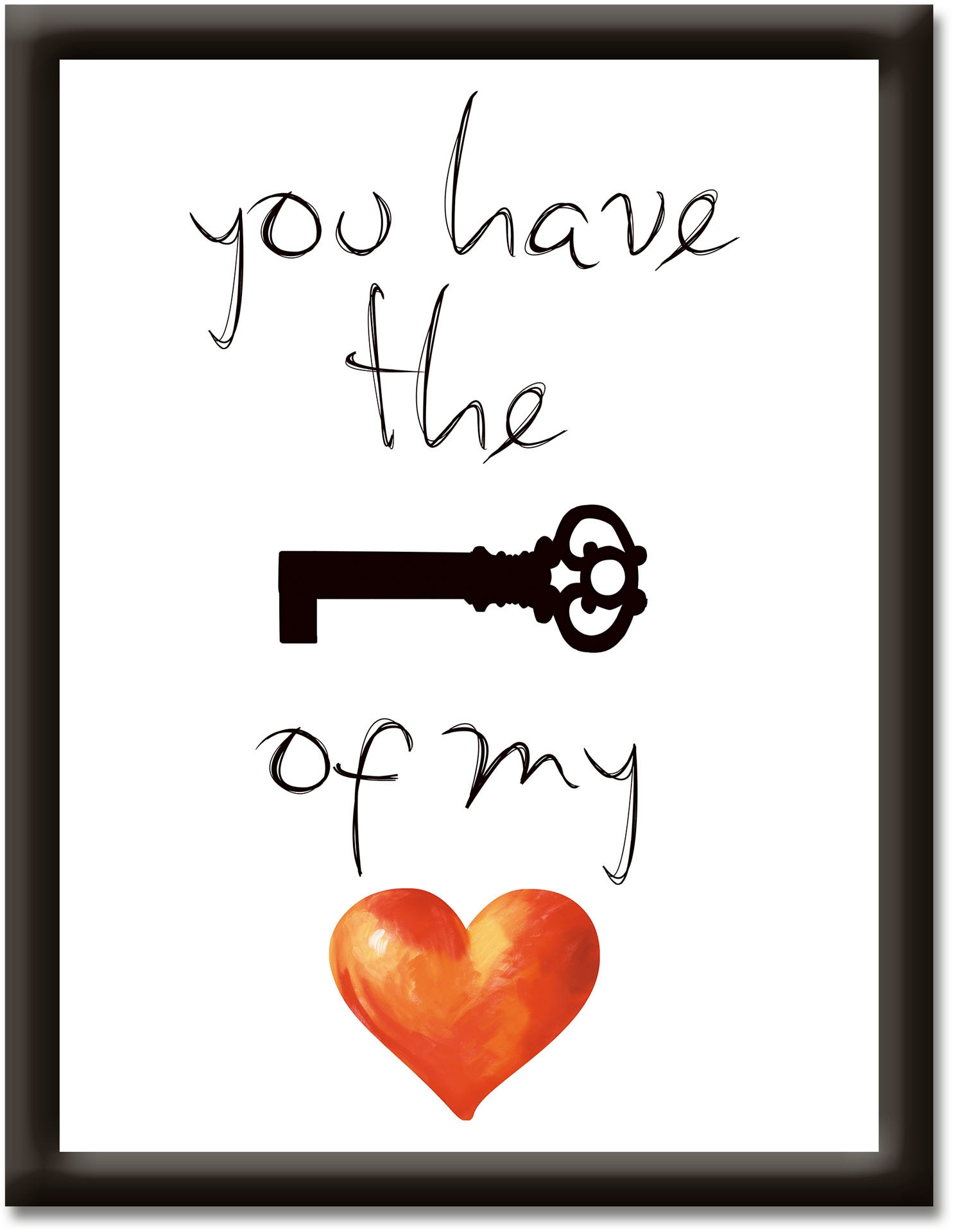 Artland Wandbild »Schlüssel für mein Herz«, Sprüche & Texte, (1 St.) kaufen  im OTTO Online Shop