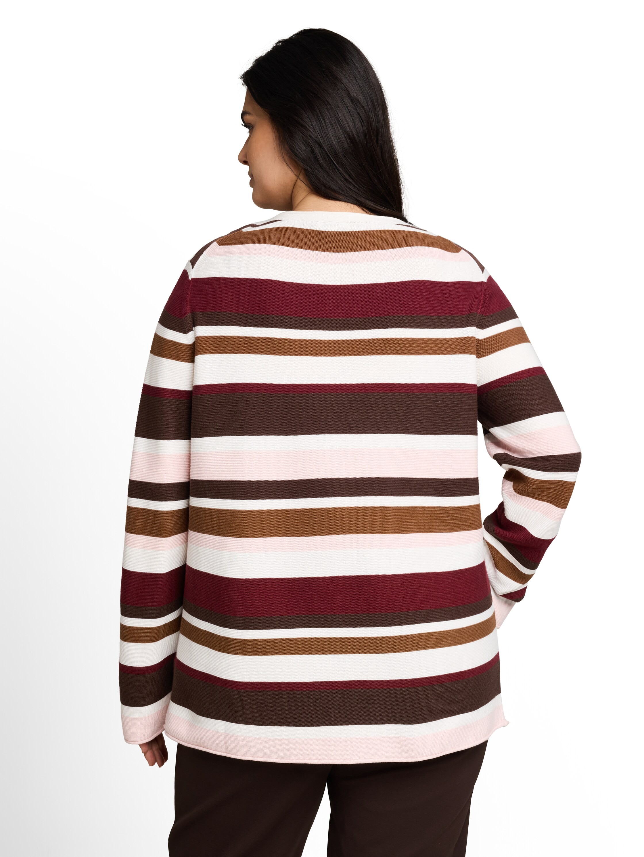 TOM TAILOR PLUS Strickpullover »TTP Pullover« mit feiner Struktur und aus reiner Baumwolle / Große Größen