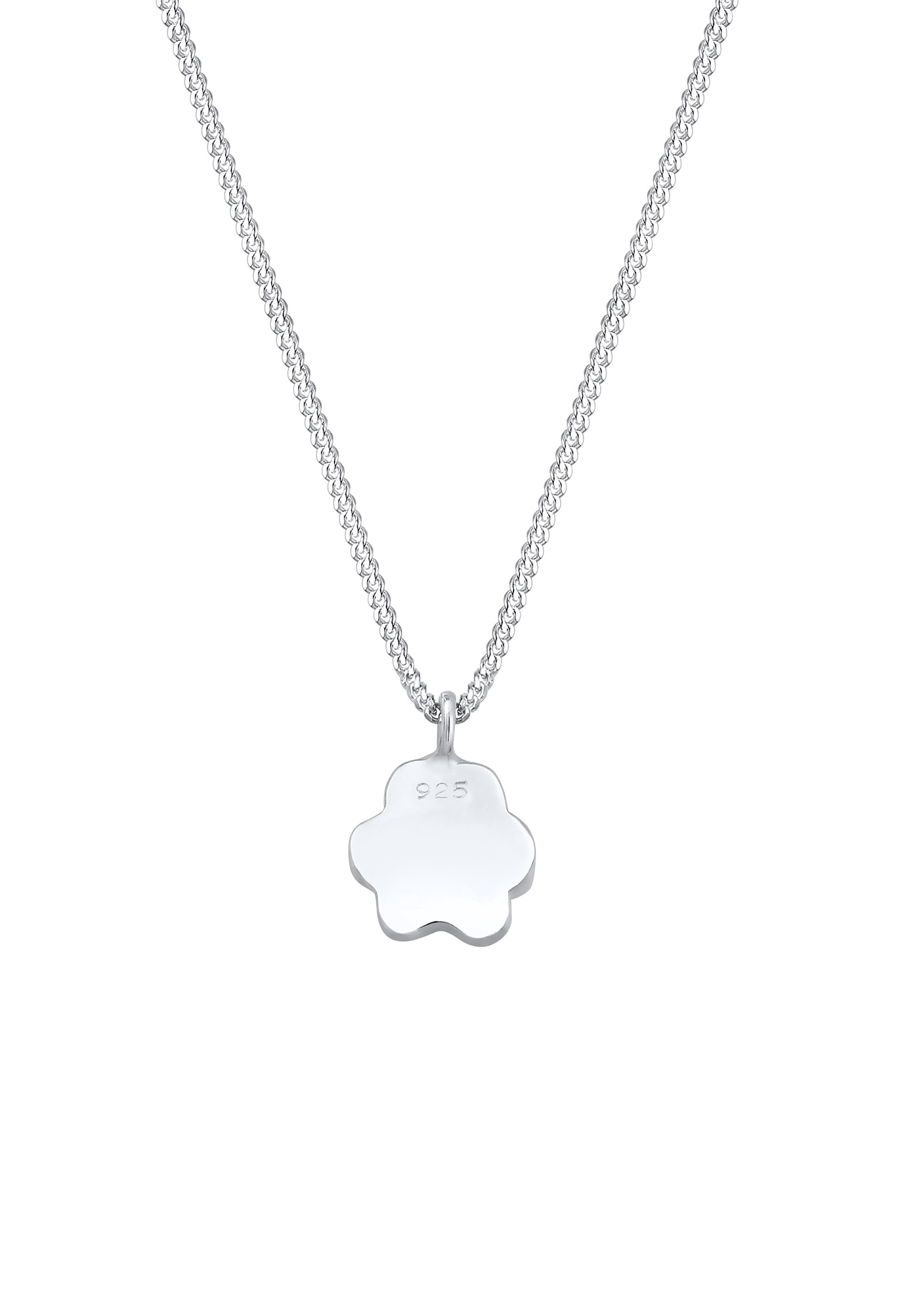 Elli Kette ohne Anhänger »Halskette Pfote Glas Kristalle Rose 925 Sterling Silber«