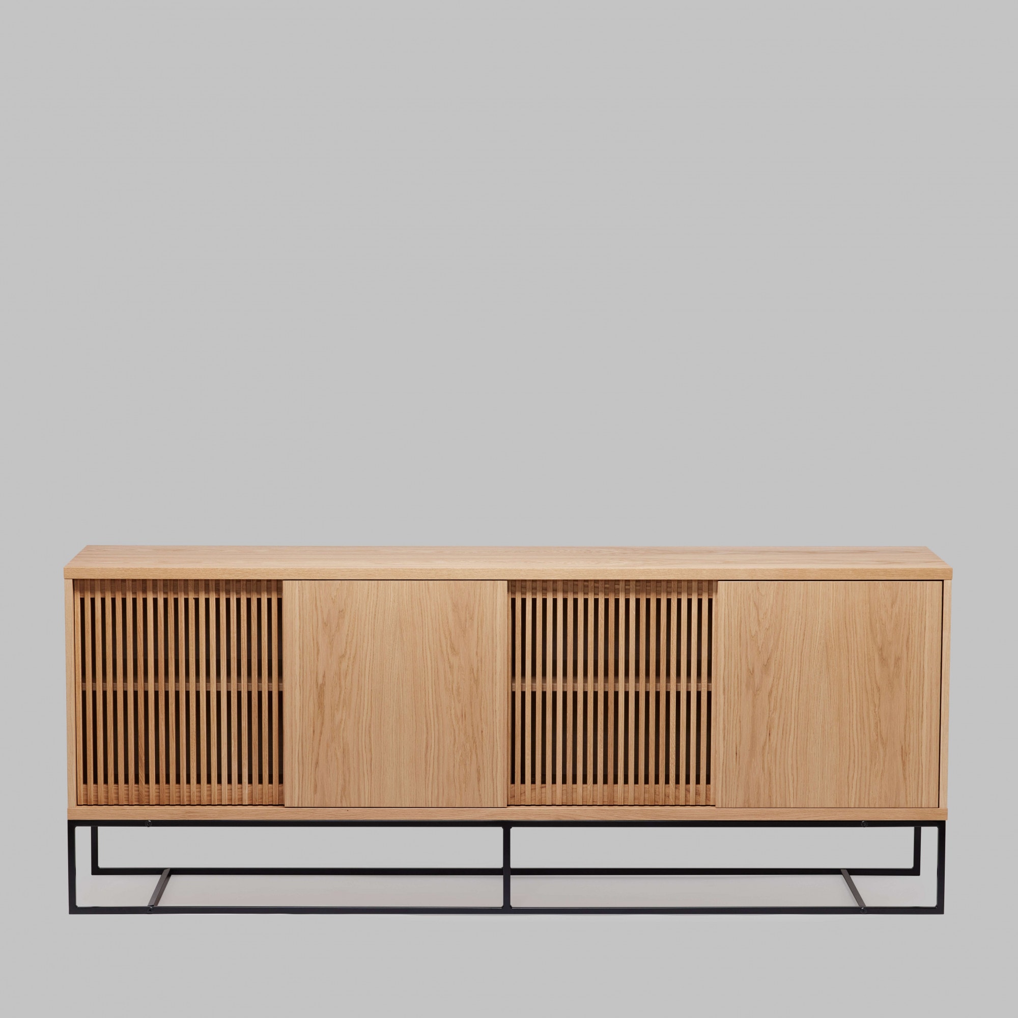 Woodman Sideboard »Ende«, Kommode, teilmassiv, Metallfüße, Breite 188 cm, FSC®