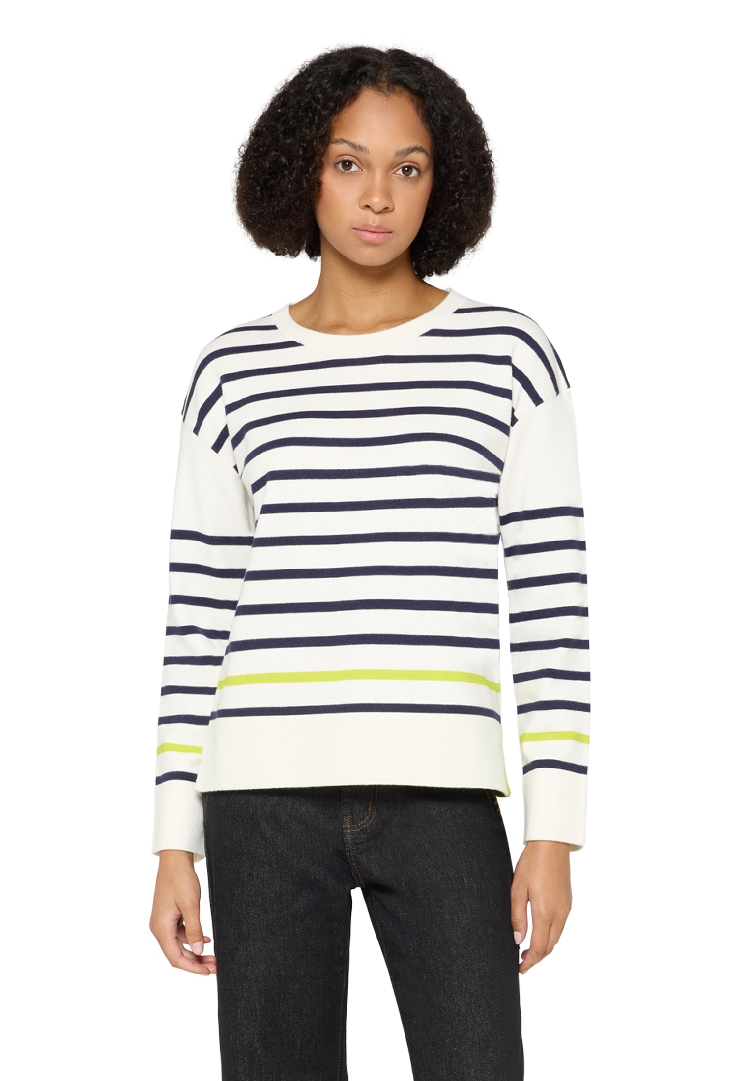 Cartoon Strickpullover »Strickpullover mit Rundhalsausschnitt«