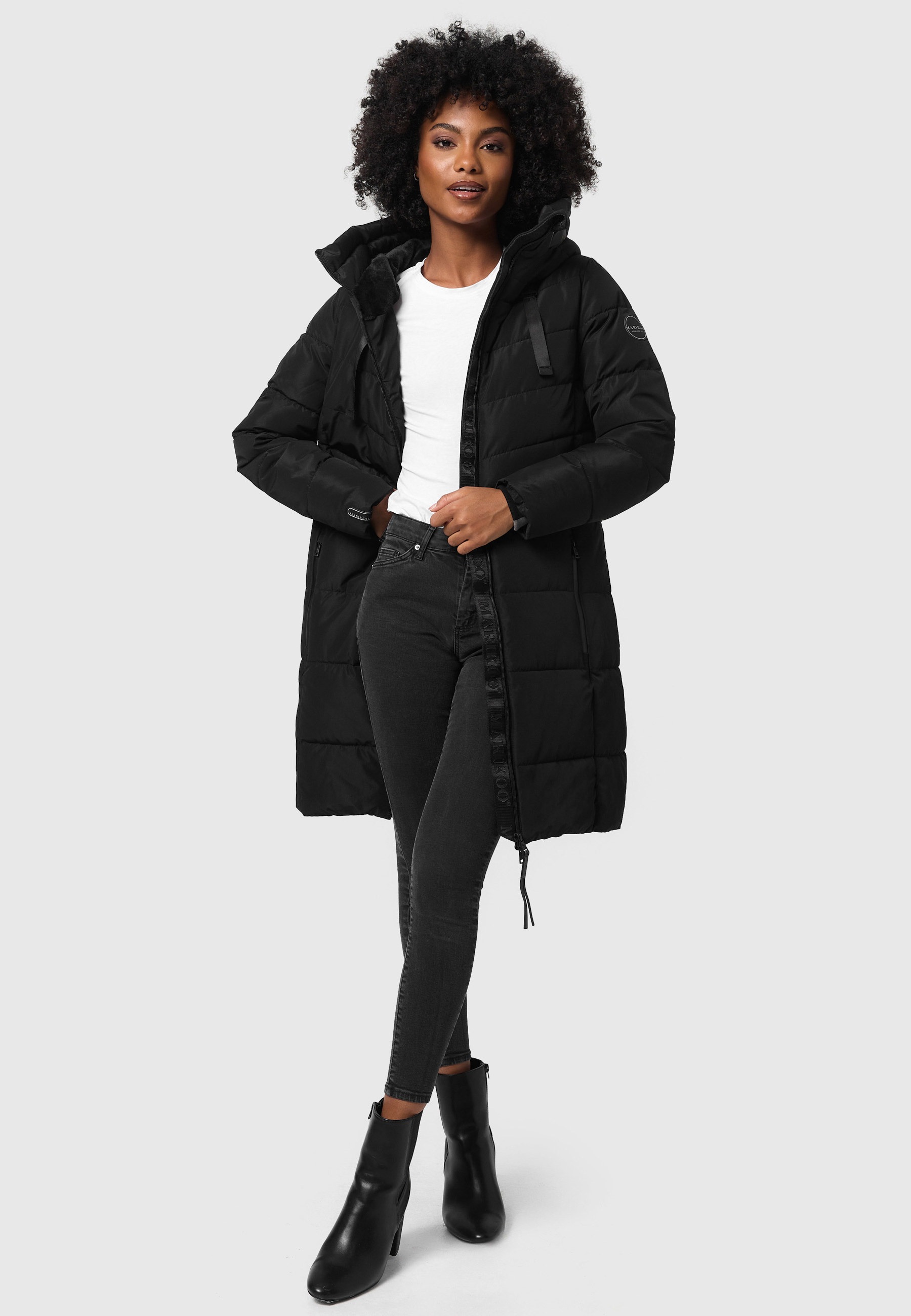 Marikoo Winterjacke »Marikoo Natsukoo Damen Winter Steppjacke lang B978«