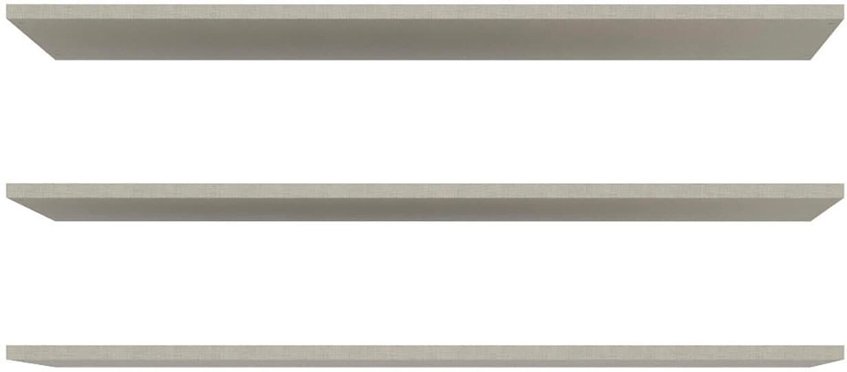 FORTE Einlegeboden, (Set, 3 St., 3-er Set), Einlegeboden 3er Set, optional bestellbar, Textilstruktur