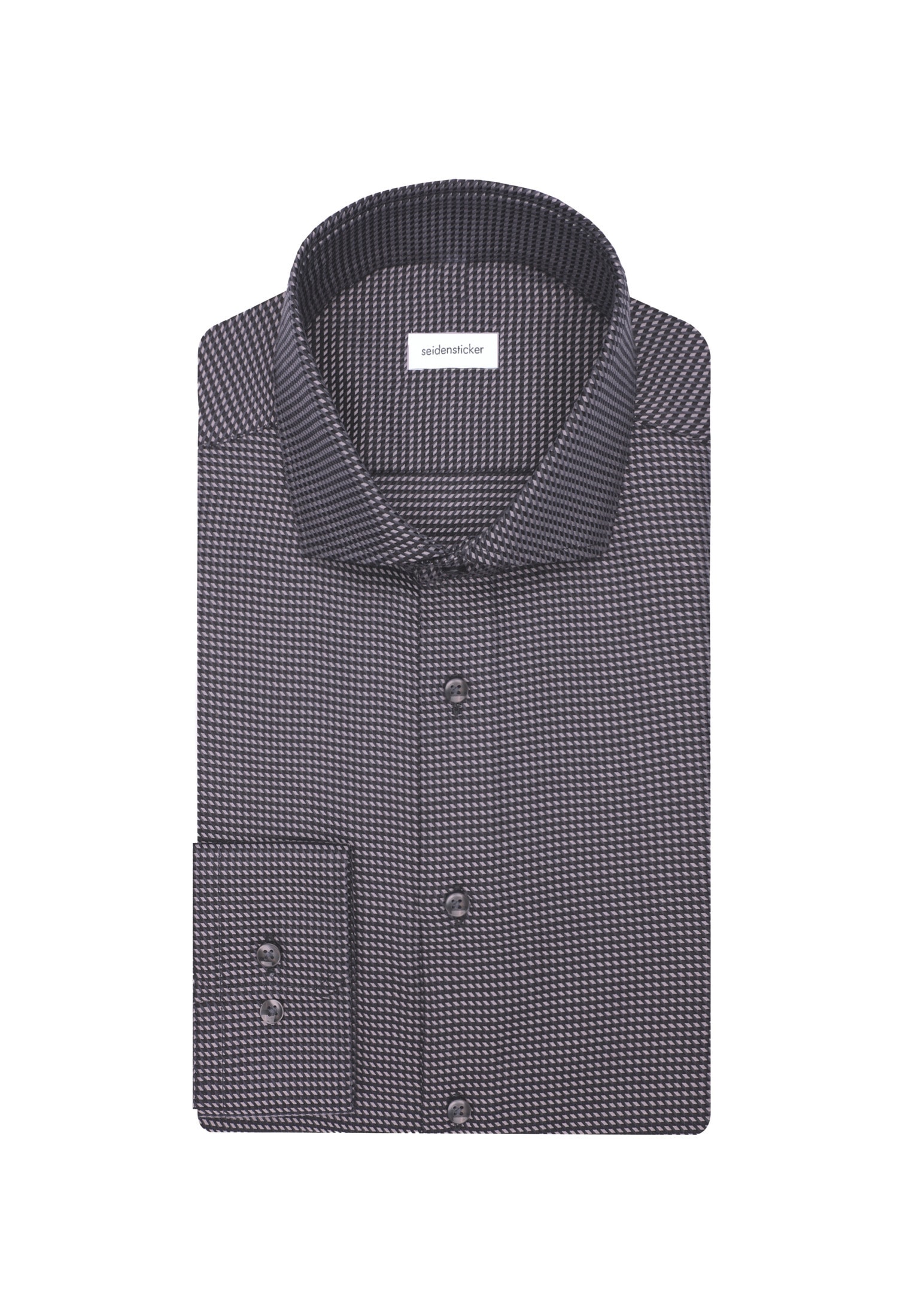 seidensticker Businesshemd »Schwarze Rose«, X-Slim 1/1 Kentkragen Pepita