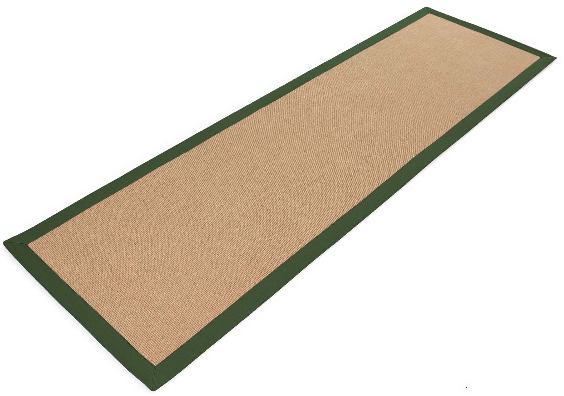 carpetfine Läufer »Sisal«, rechteckig, 5 mm Höhe, mit farbiger Bordüre, Anti Rutsch Rückseite