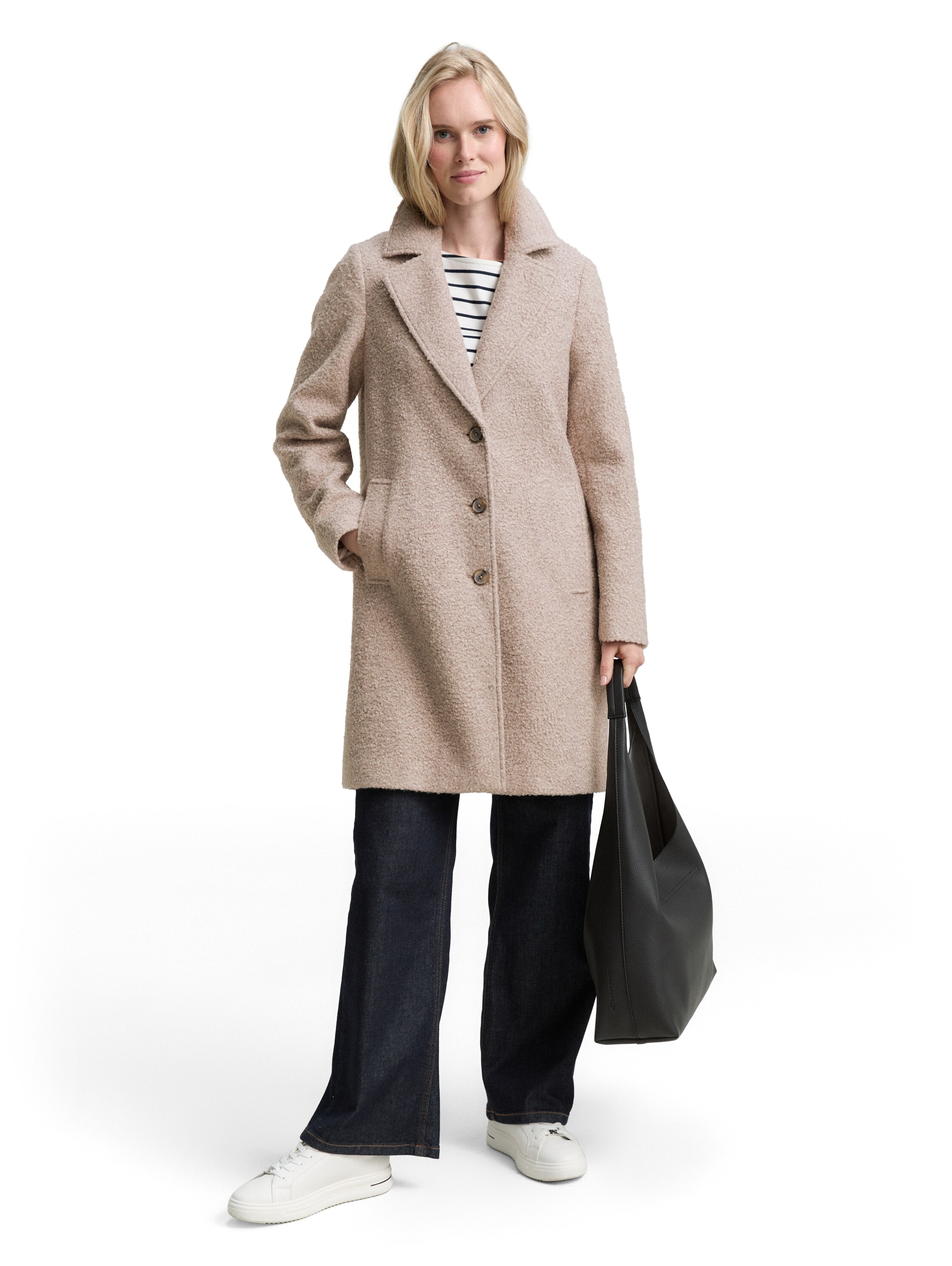 TOM TAILOR Langmantel , mit Reverskragen
